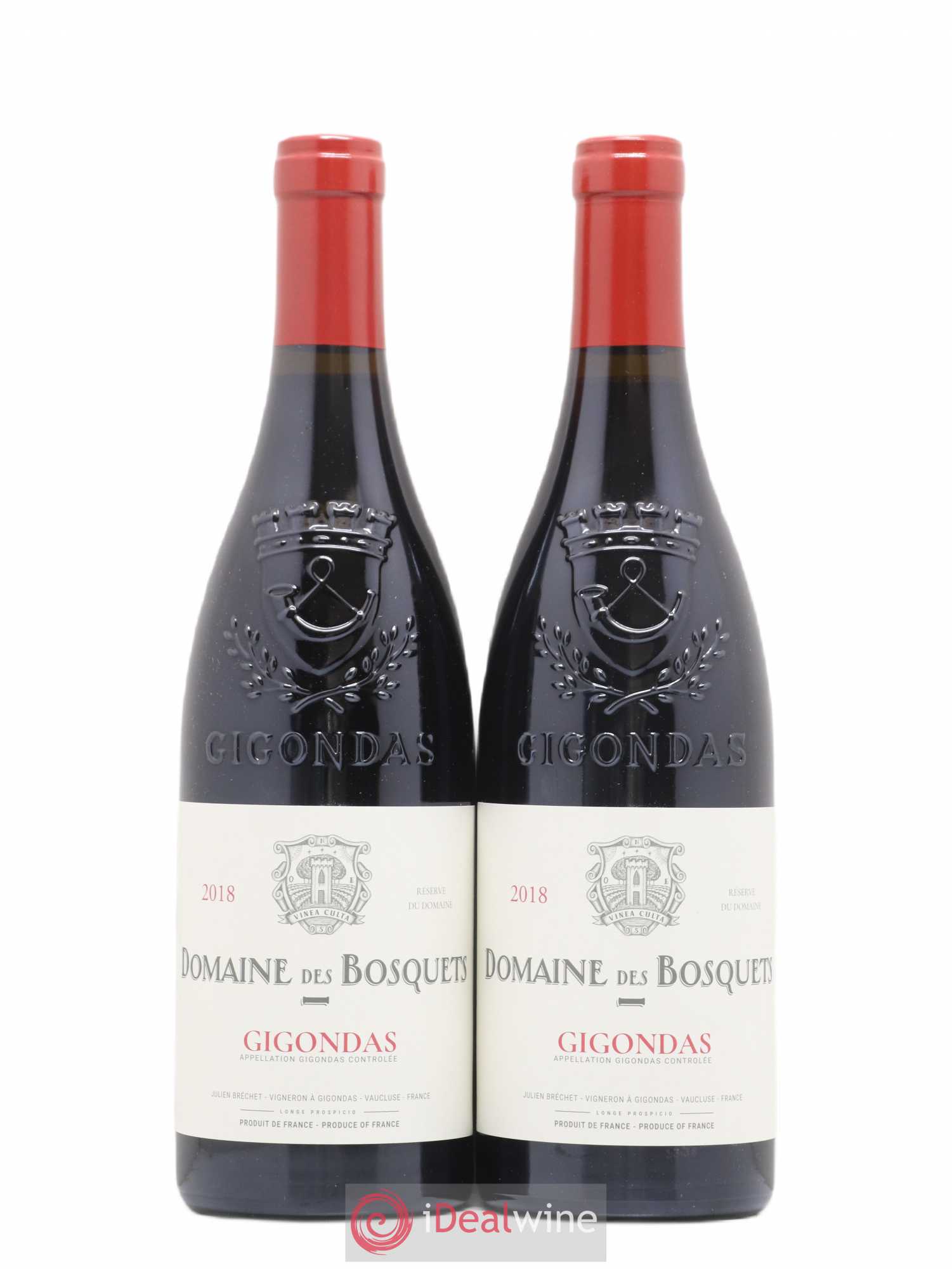 Gigondas Réserve Domaine Des Bosquets 2018 - Posten von 2 Flaschen - 0