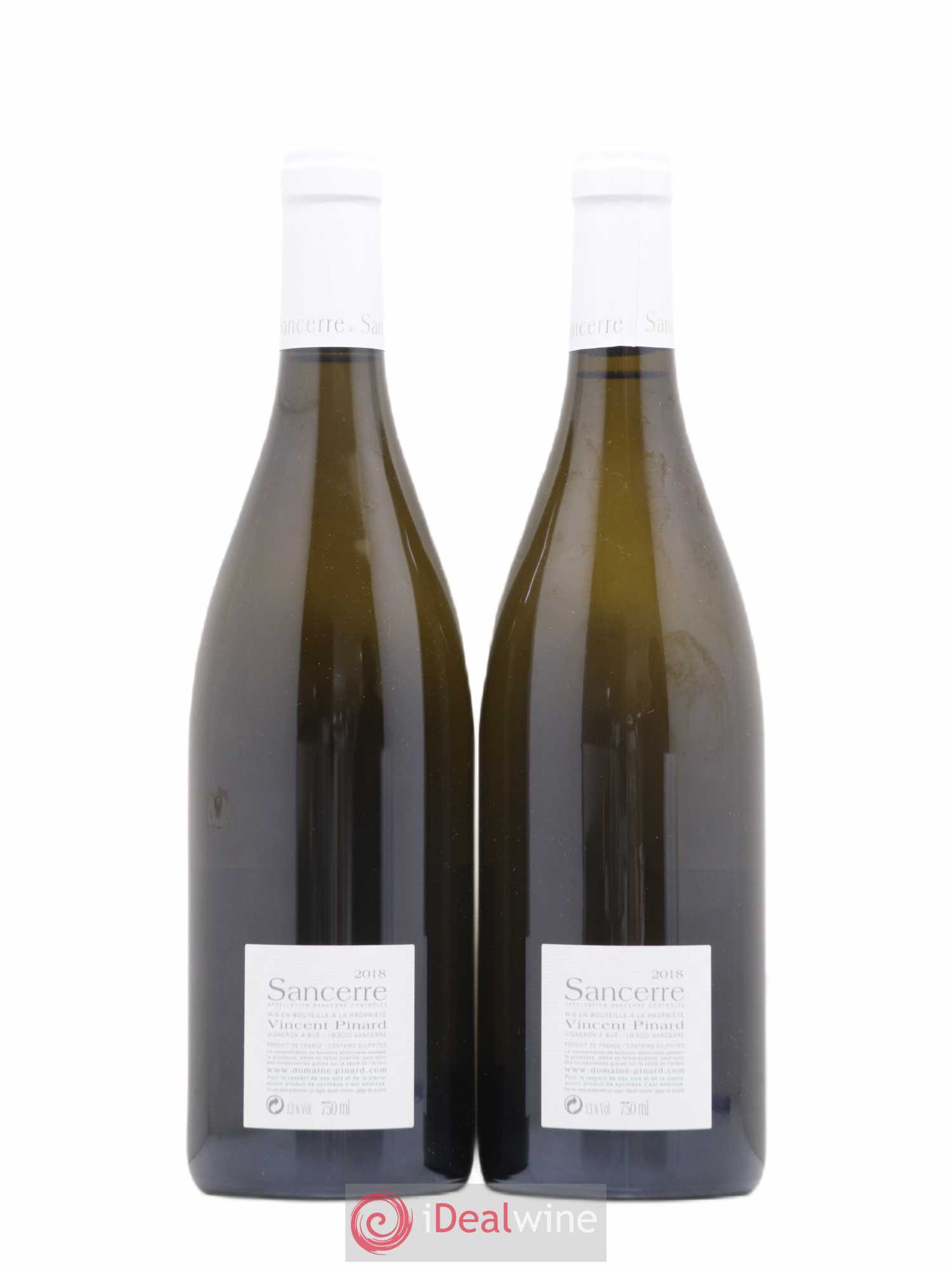 Sancerre Nuance Vincent Pinard (sans prix de réserve) 2018 - Lot de 2 bouteilles - 1