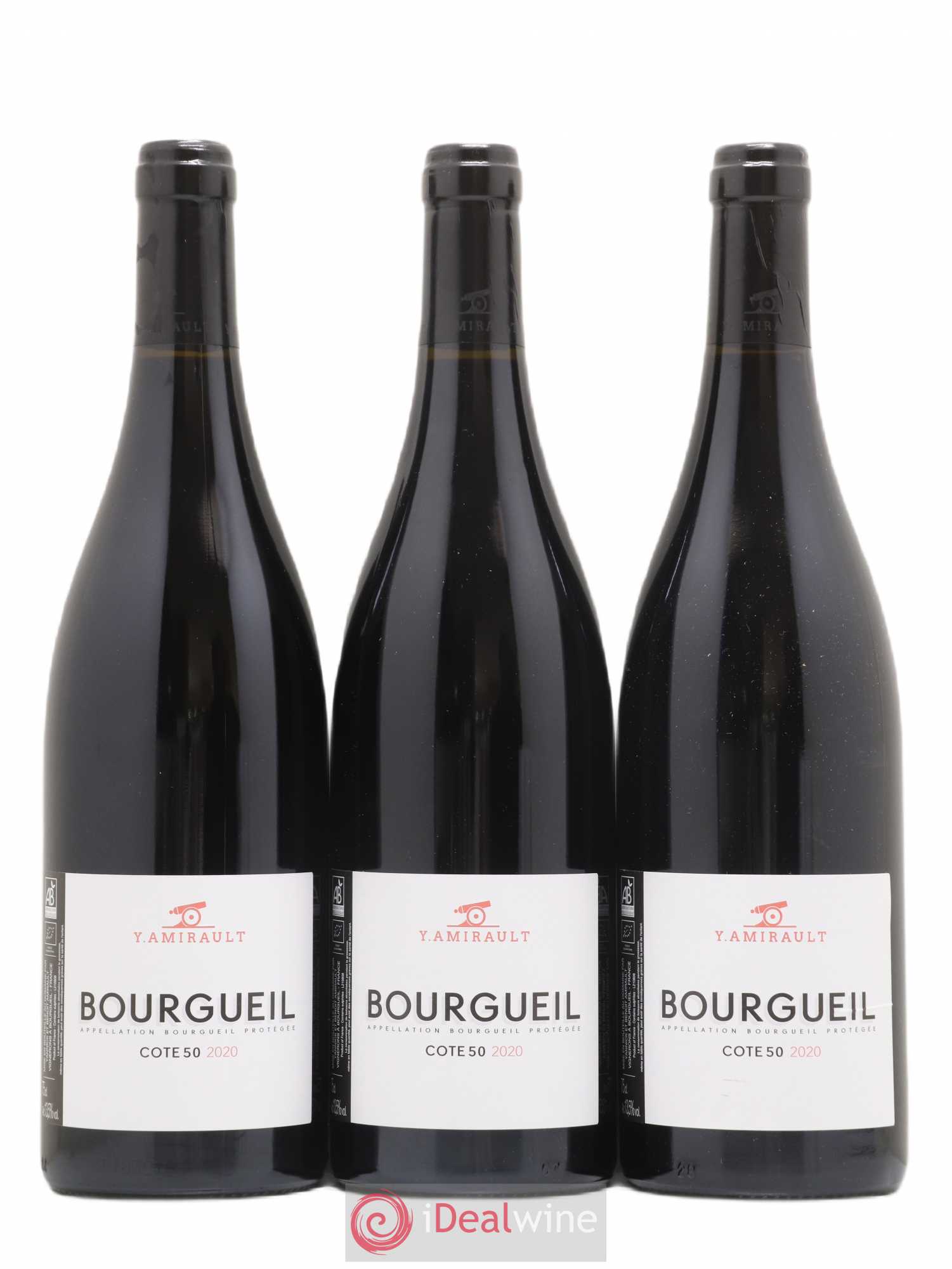 Bourgueil Côte 50 Yannick Amirault (sans prix de réserve) 2020 - Posten von 3 Flaschen - 0