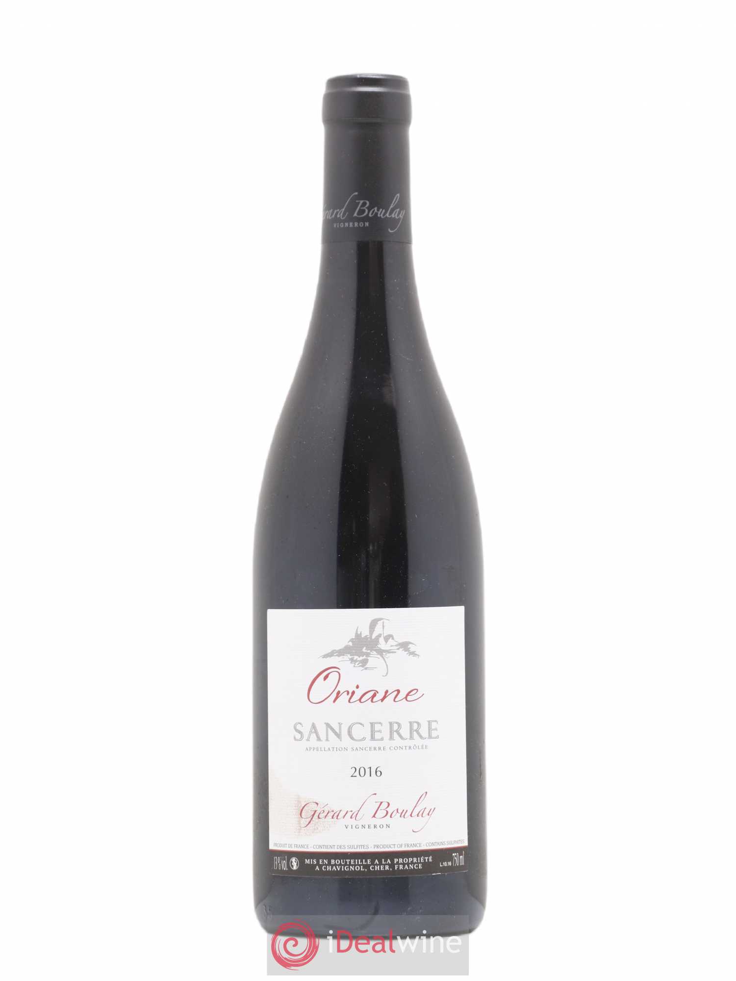 Sancerre Oriane Gérard Boulay 2016 - Lot de 1 bouteille - 0