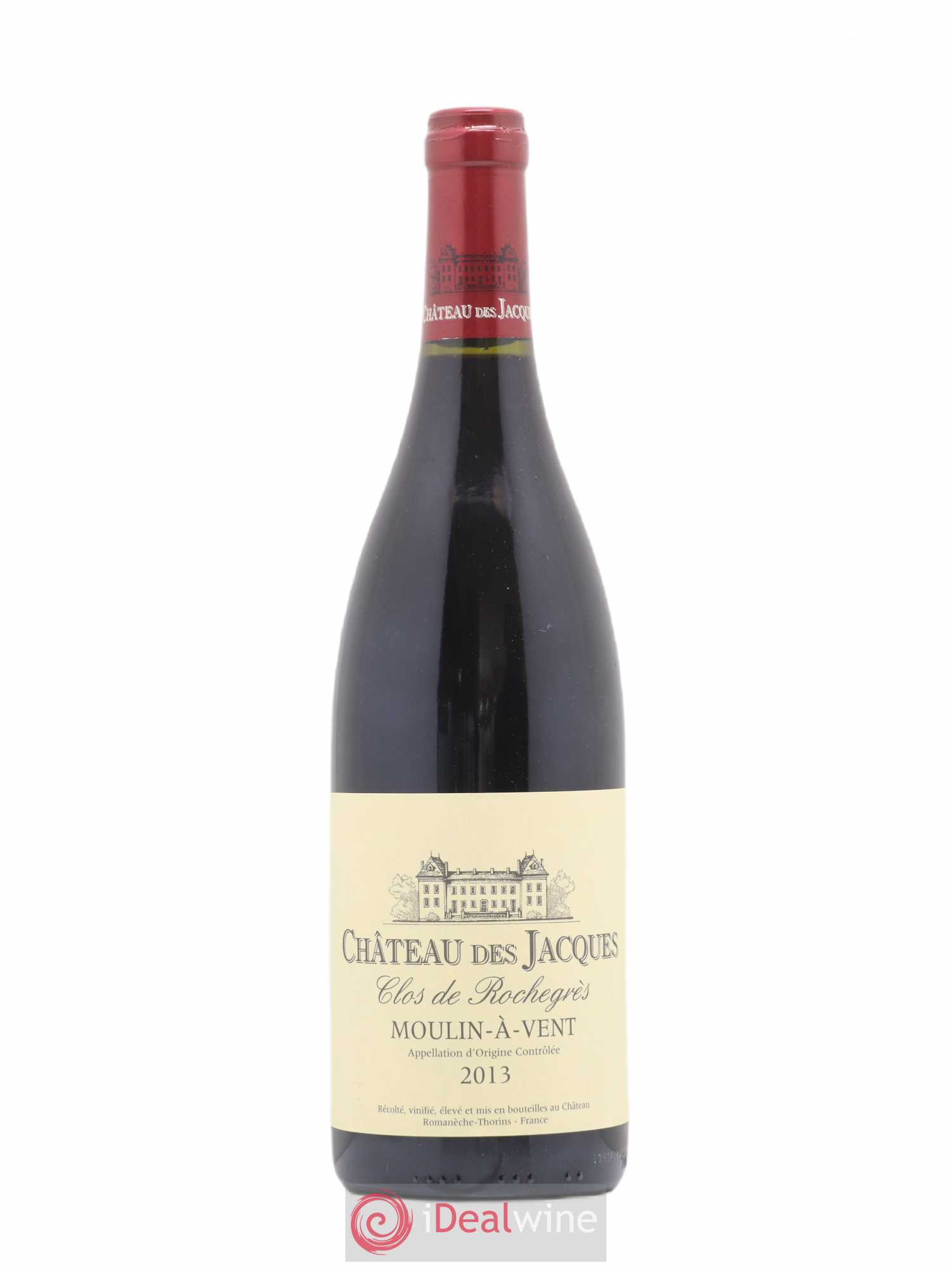 Moulin-à-Vent Clos de Rochegrès Château des Jacques 2013 - Lot de 1 bouteille - 0