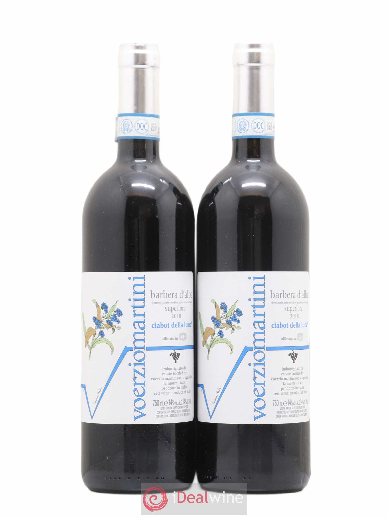 Barbera d'Alba DOC Ciabot della Luna Martini Voerzio 2018 - Posten von 2 Flaschen - 0