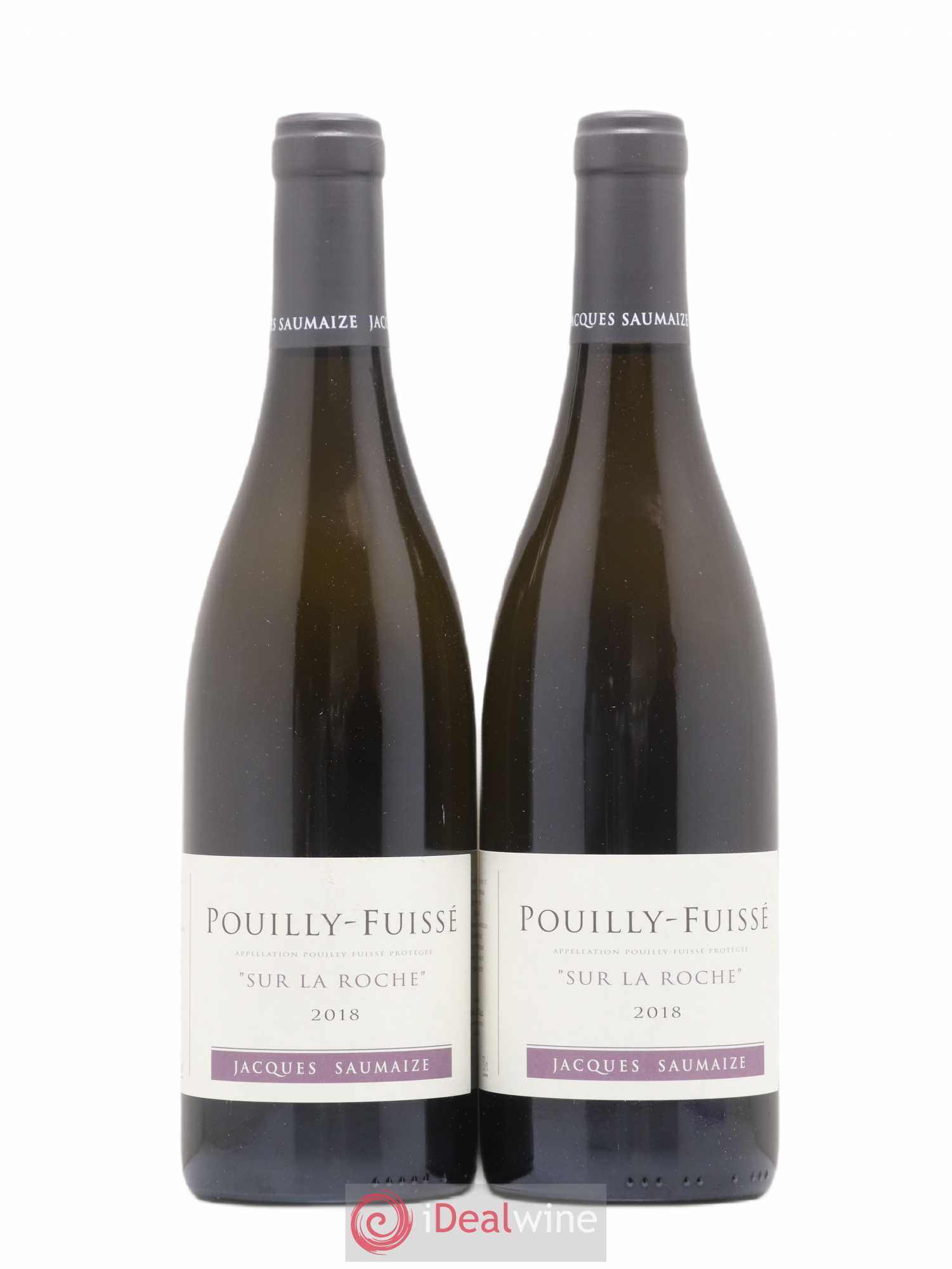 Pouilly-Fuissé Sur la Roche Jacques et Nathalie Saumaize 2018 - Lot de 2 bouteilles - 0