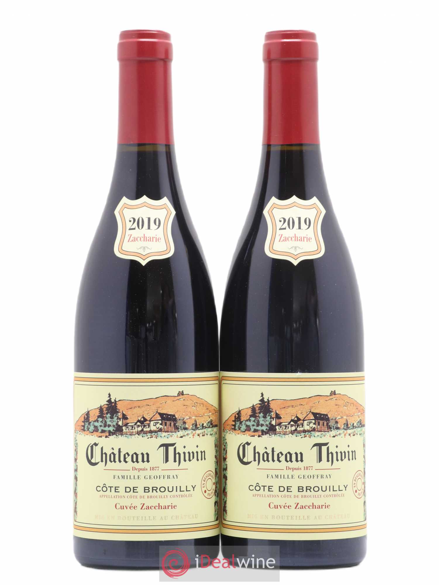Côte de Brouilly Cuvée Zaccharie Château Thivin 2019 - Lot de 2 bouteilles - 0