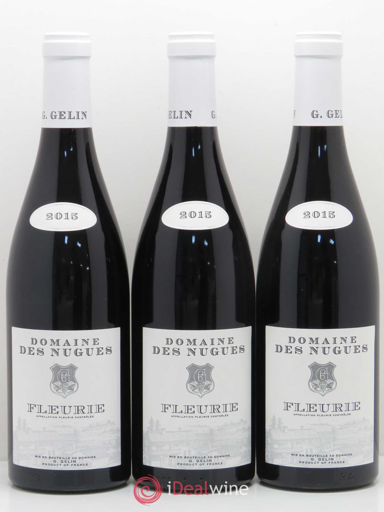 Fleurie Domaine des Nugues (sans prix de réserve) 2015 - Posten von 3 Flaschen - 0