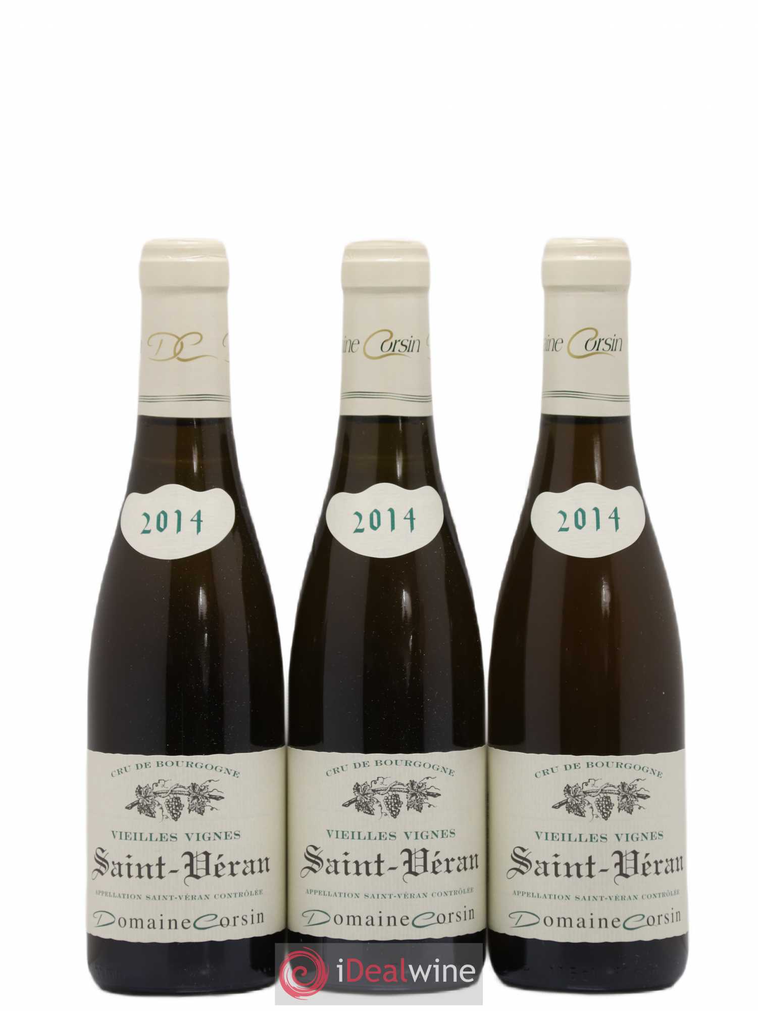 Saint-Véran Domaine Corsin Vieilles Vignes (sans prix de réserve) 2014 - Posten von 3 Demi-Flaschen - 0