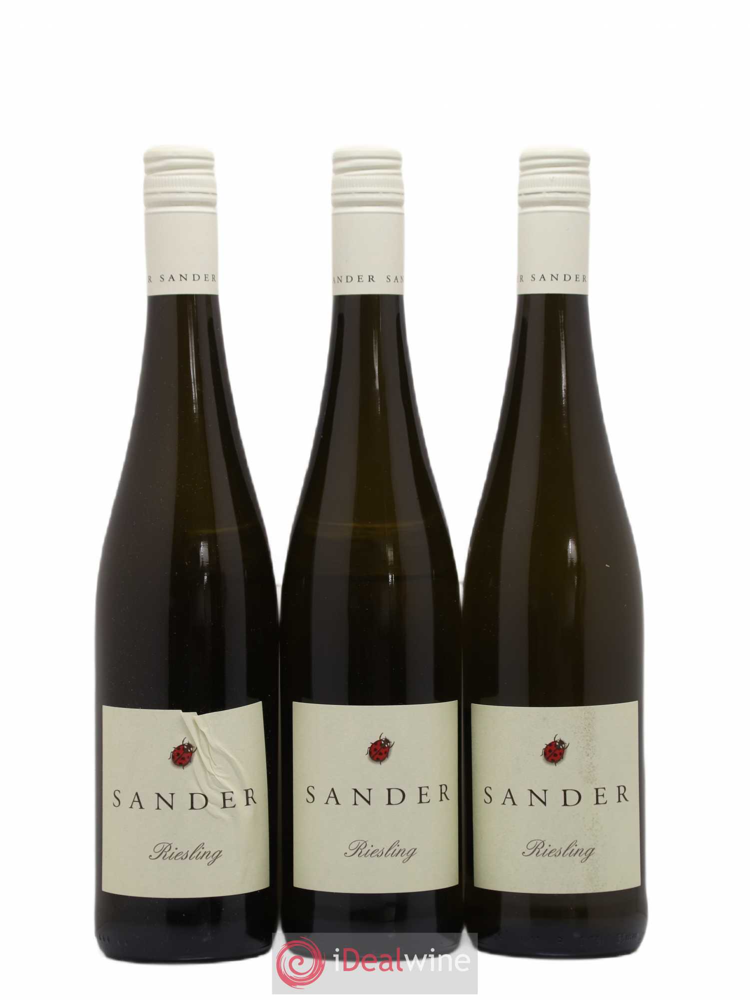Allemagne Rheinhessen Riesling Trocken Sander (sans prix de réserve) 2014 - Posten von 3 Flaschen - 0
