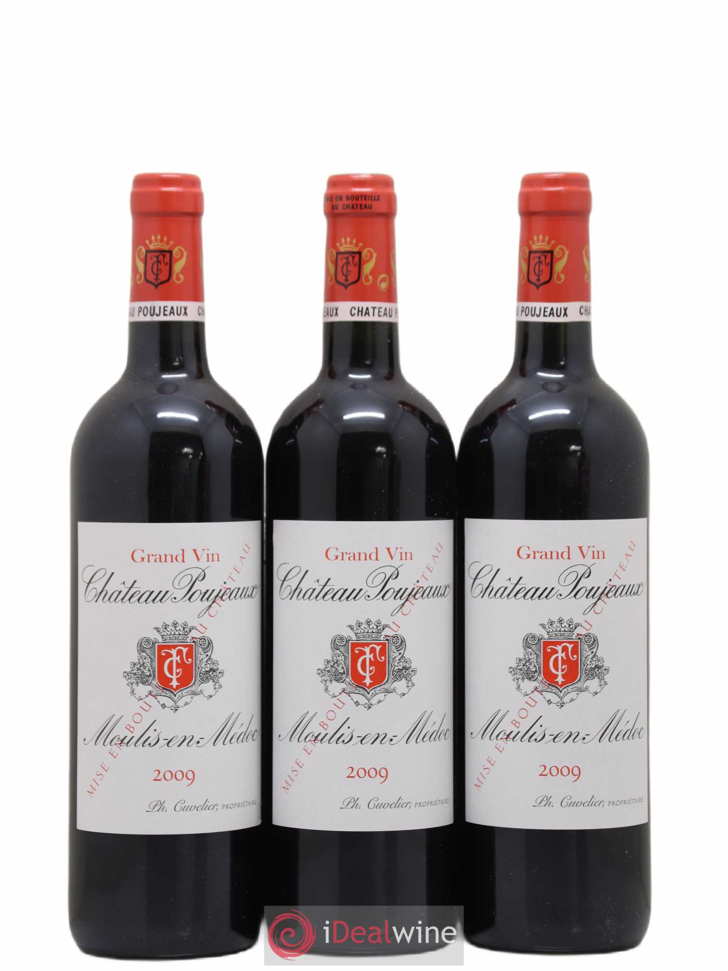 Château Poujeaux (sans prix de réserve) 2009 - Lot de 6 bouteilles - 2