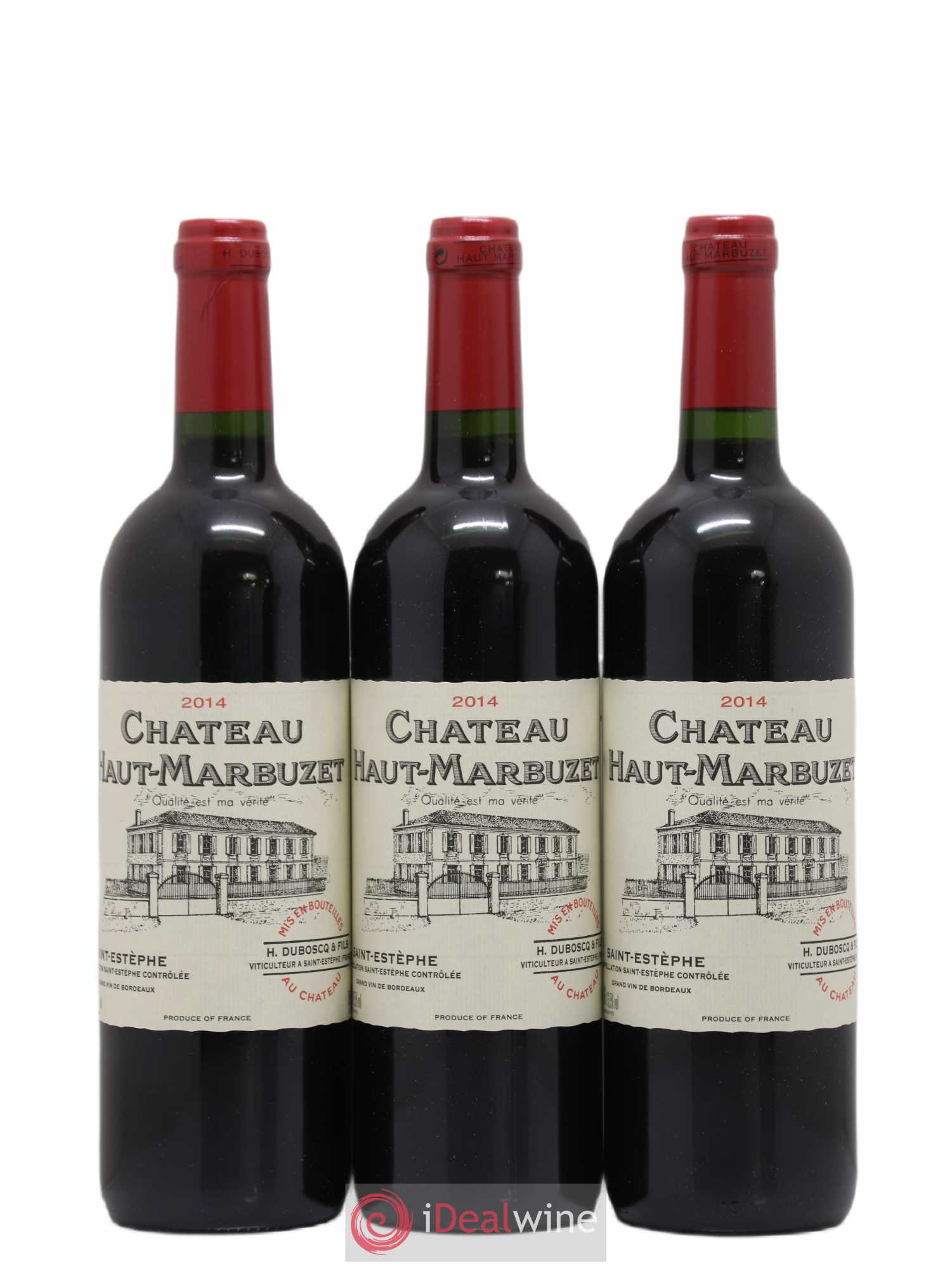 Château Haut Marbuzet (sans prix de réserve) 2014 - Lot de 3 bouteilles - 0