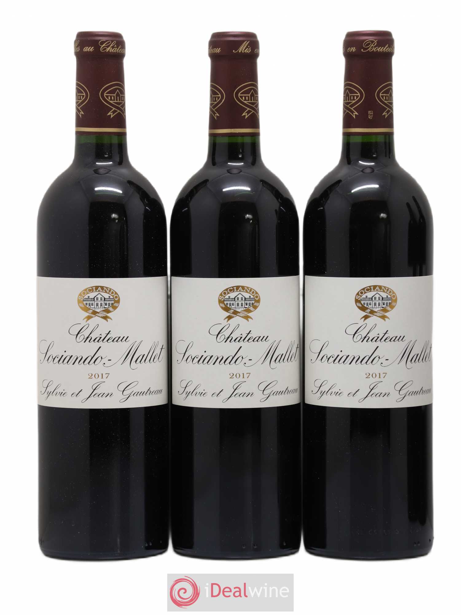 Château Sociando Mallet (sans prix de réserve) 2017 - Lot de 6 bouteilles - 2