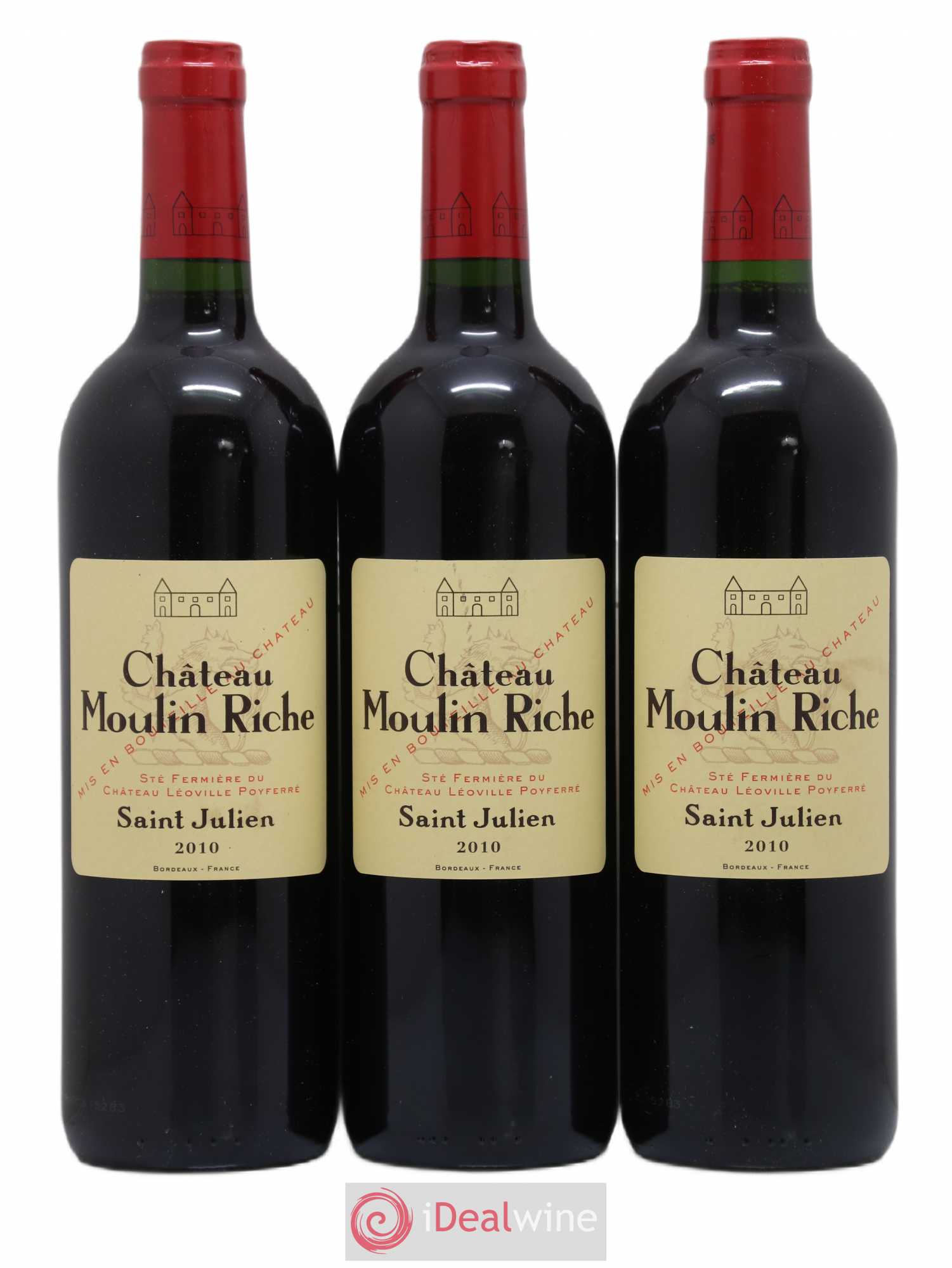 Château Moulin Riche (sans prix de réserve) 2010 - Lot de 6 bouteilles - 2