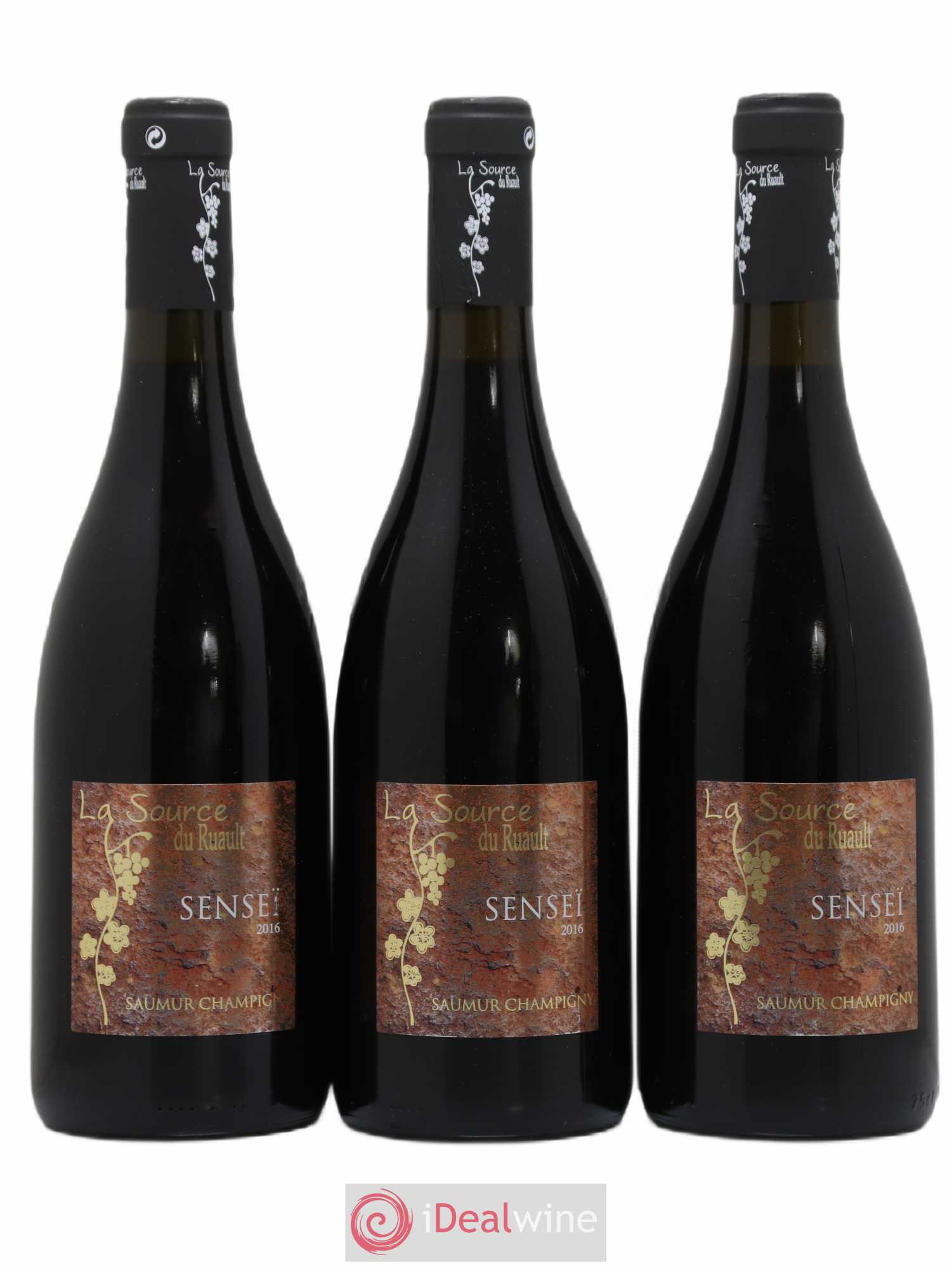 Saumur-Champigny La Source Du Ruault Senseï (sans prix de réserve) 2016 - Posten von 3 Flaschen - 0