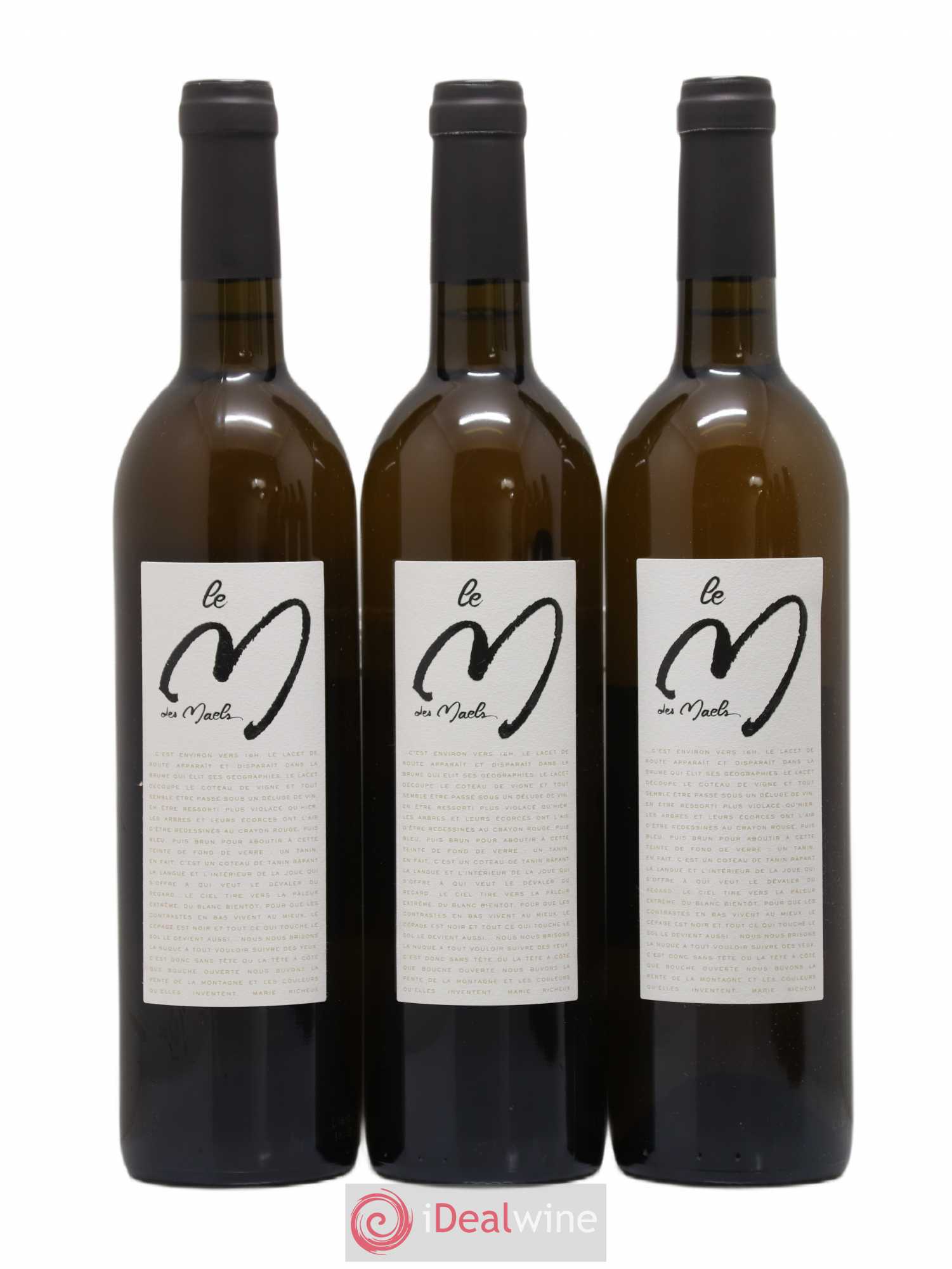 Pays d'Oc le M des Maels Domaine des Maels (sans prix de réserve) 2015 - Posten von 3 Flaschen - 0
