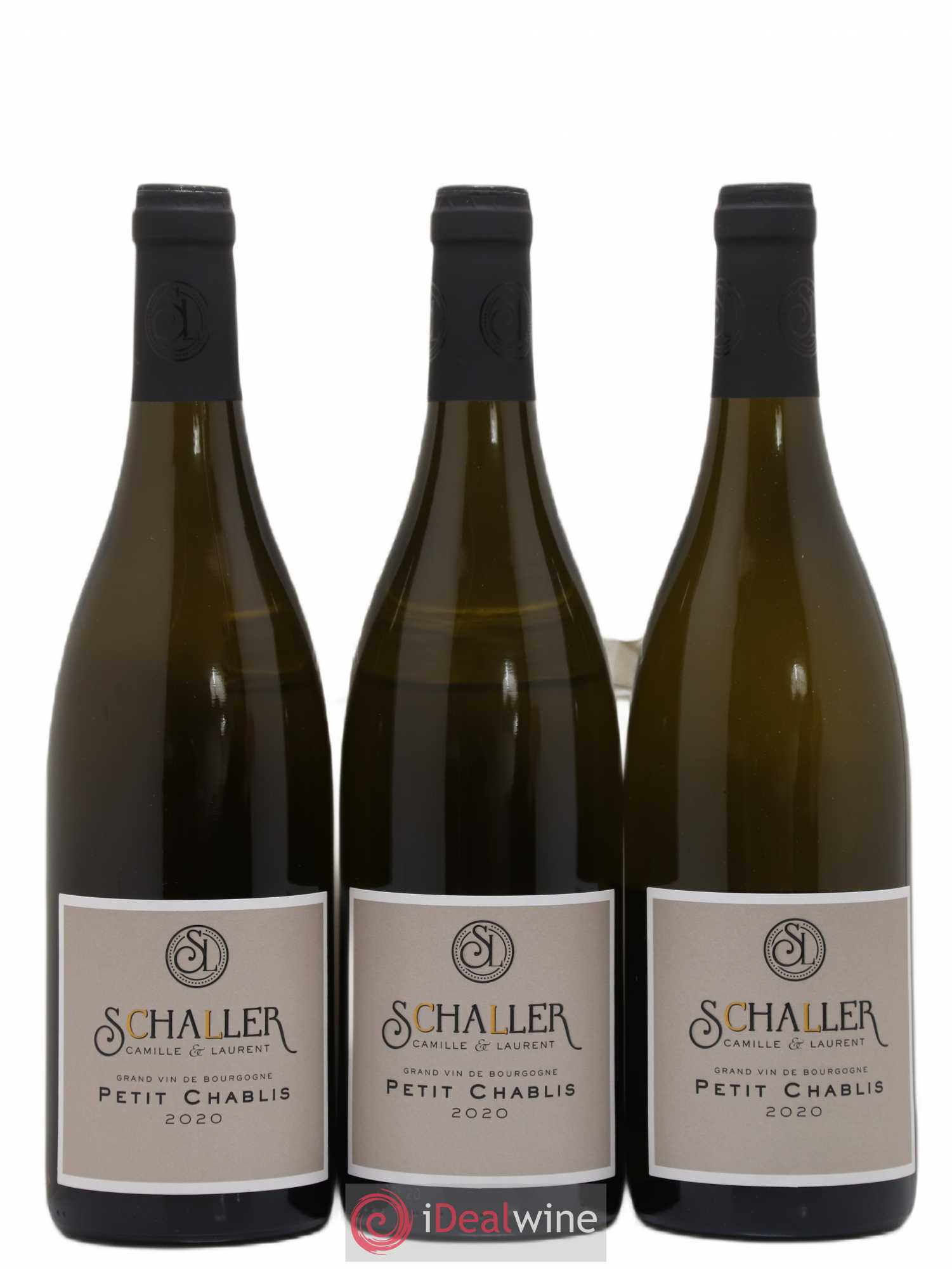 Petit Chablis Domaine Schaller Camille & Laurent (sans prix de réserve) 2020 - Posten von 3 Flaschen - 0