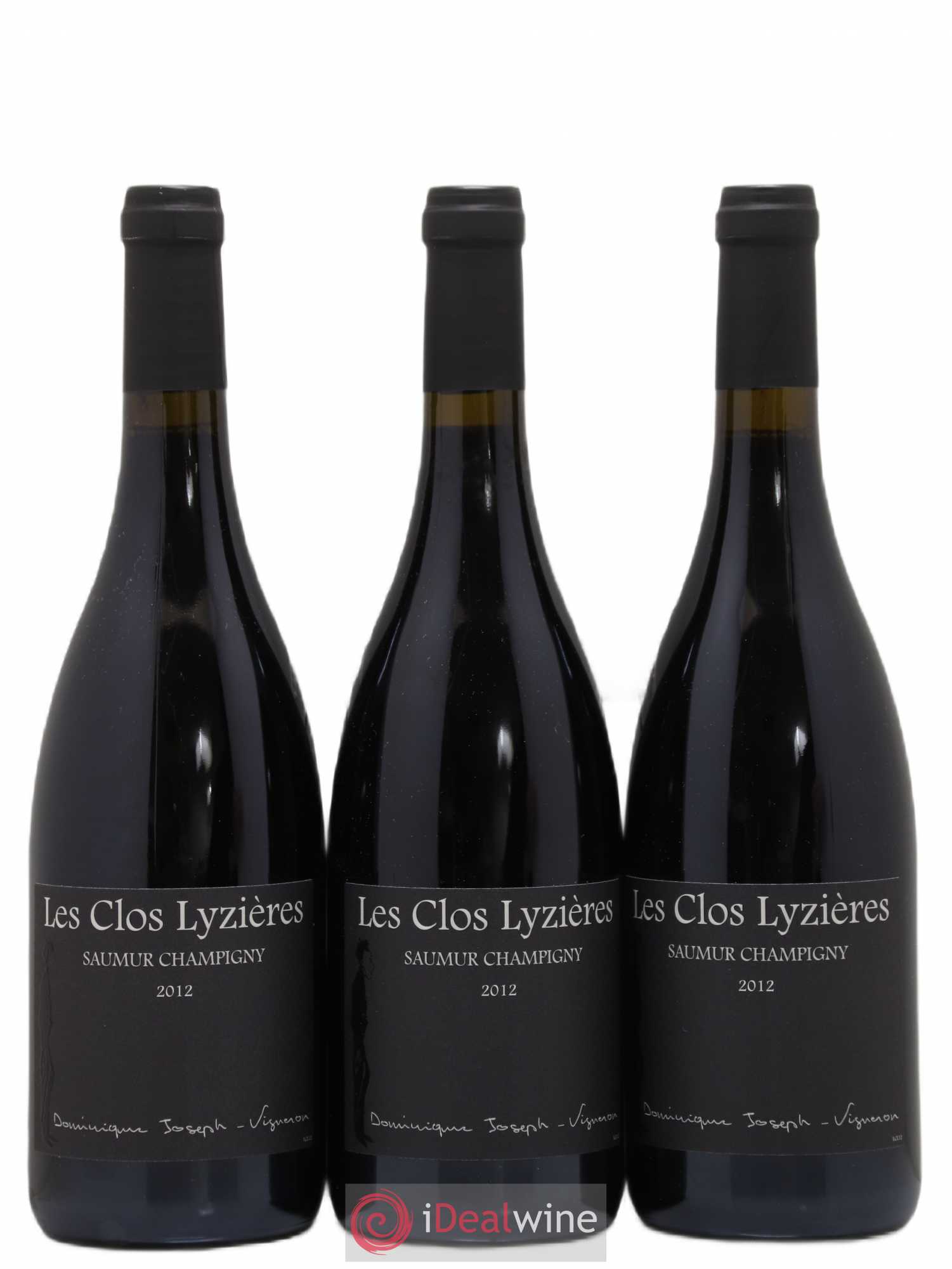 Saumur-Champigny Le Petit Saint Vincent Les Clos Lyzieres (sans prix de réserve) 2012 - Posten von 3 Flaschen - 0