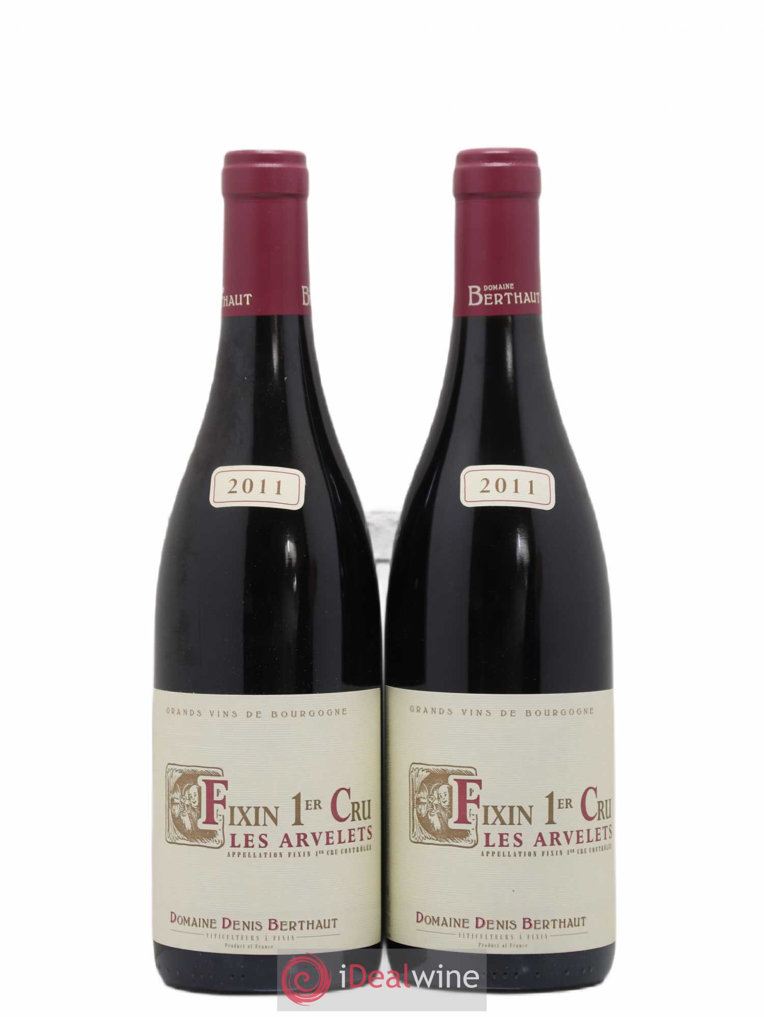 Fixin 1er Cru Les Arvelets Berthaut Gerbet (sans prix de réserve) 2011 - Posten von 2 Flaschen - 0