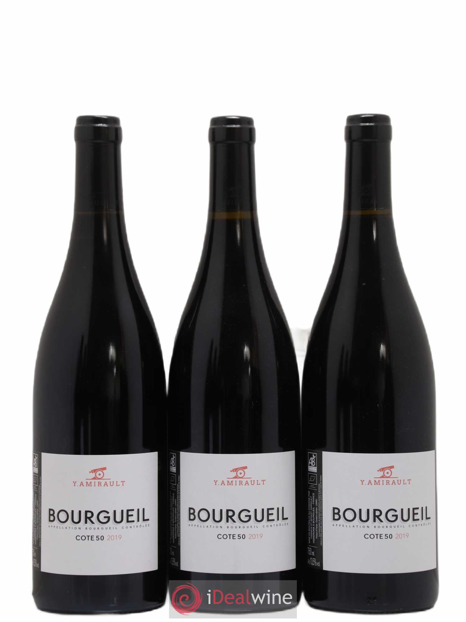 Bourgueil Cote 50 Yannick Amirault (sans prix de réserve) 2019 - Posten von 3 Flaschen - 0