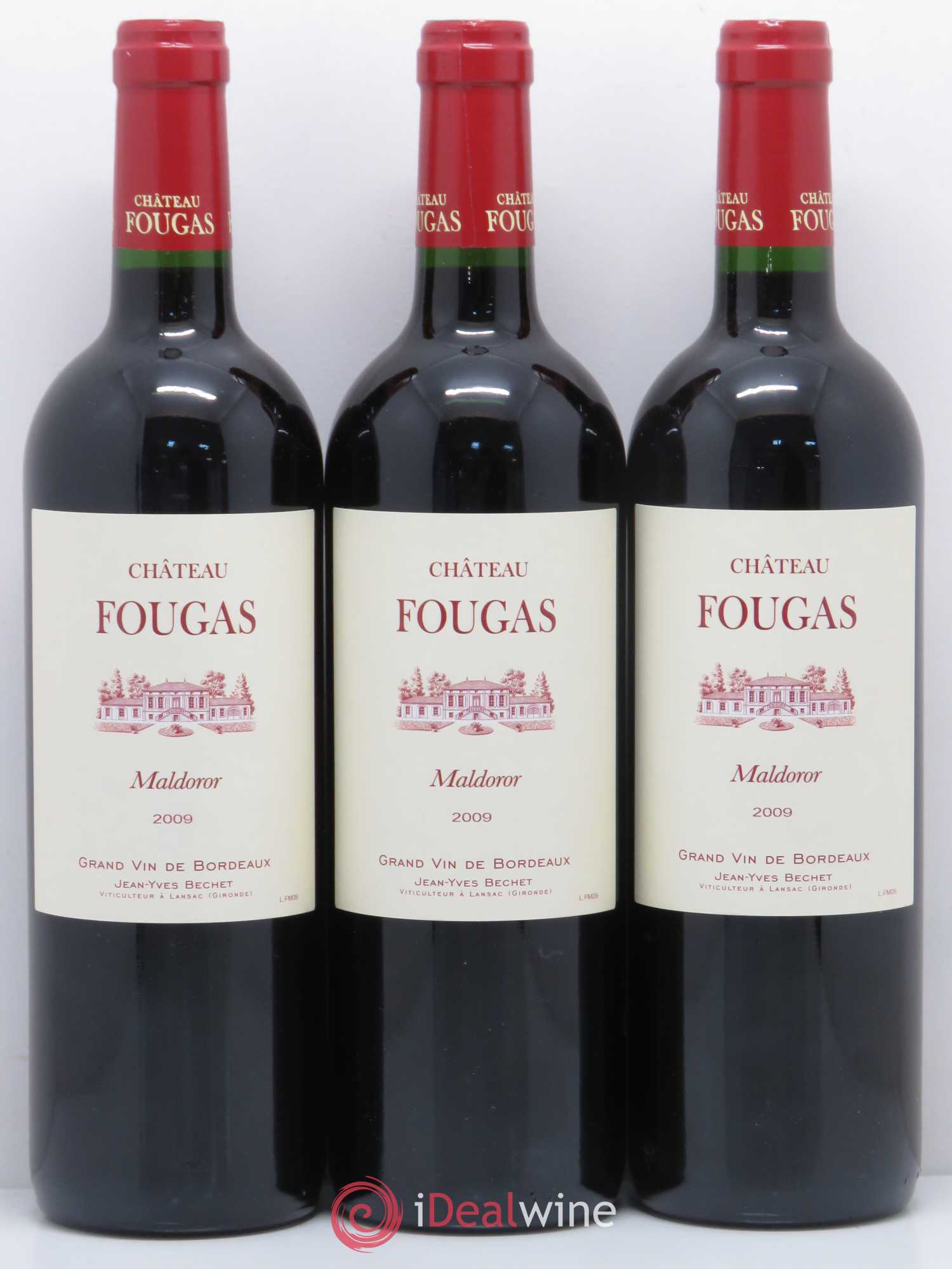 Côtes de Bourg Château Fougas Maldoror (sans prix de réserve) 2009 - Posten von 3 Flaschen - 0