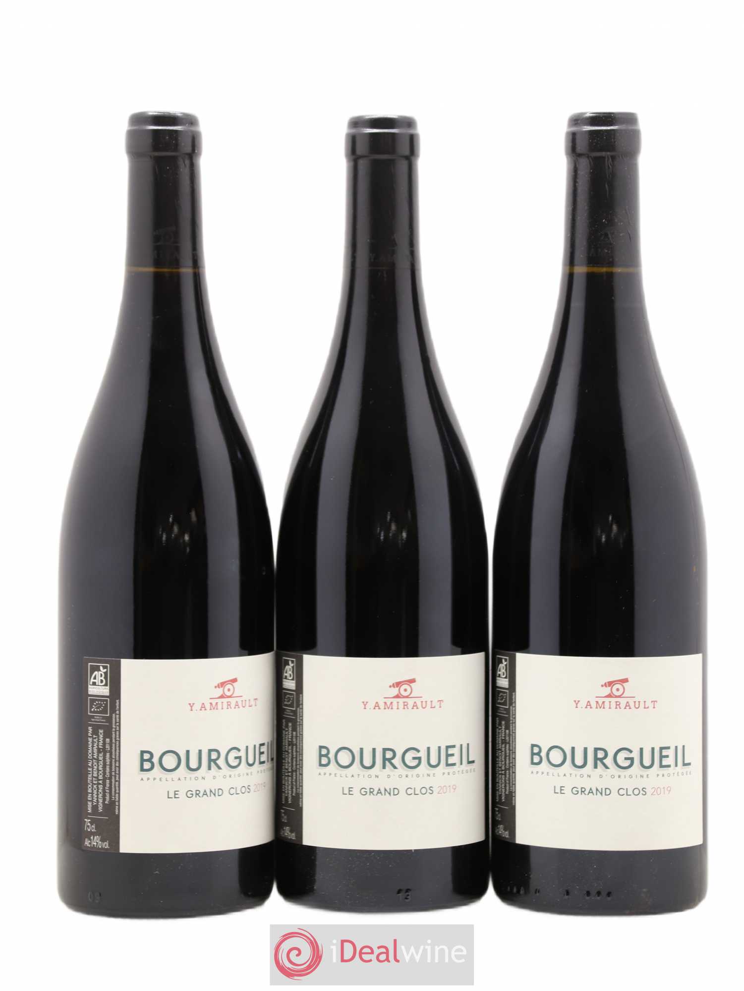 Bourgueil Grand Clos Yannick Amirault (Domaine) (sans prix de réserve) 2019 - Lot de 3 bouteilles - 0