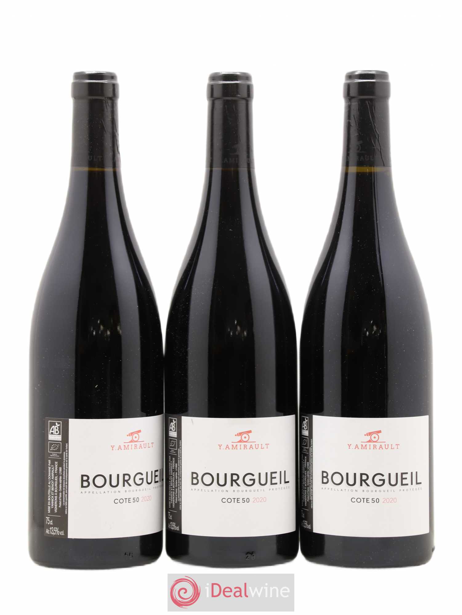 Bourgueil Côte 50 Yannick Amirault (sans prix de réserve) 2020 - Posten von 3 Flaschen - 0