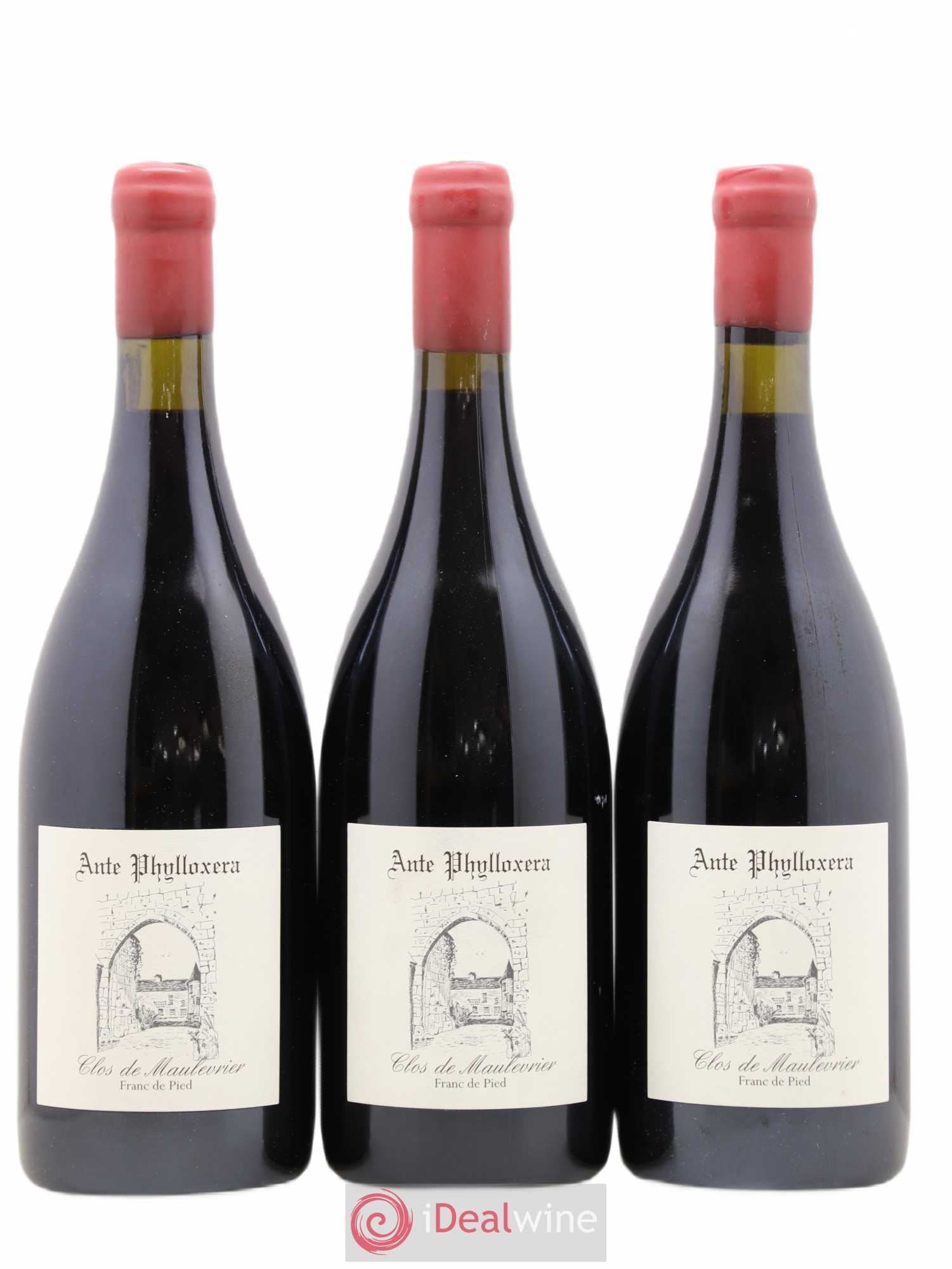 Touraine Château de la Bonnelière Clos Maulevrier Ante Phylloxera (sans prix de réserve) 2012 - Posten von 3 Flaschen - 0