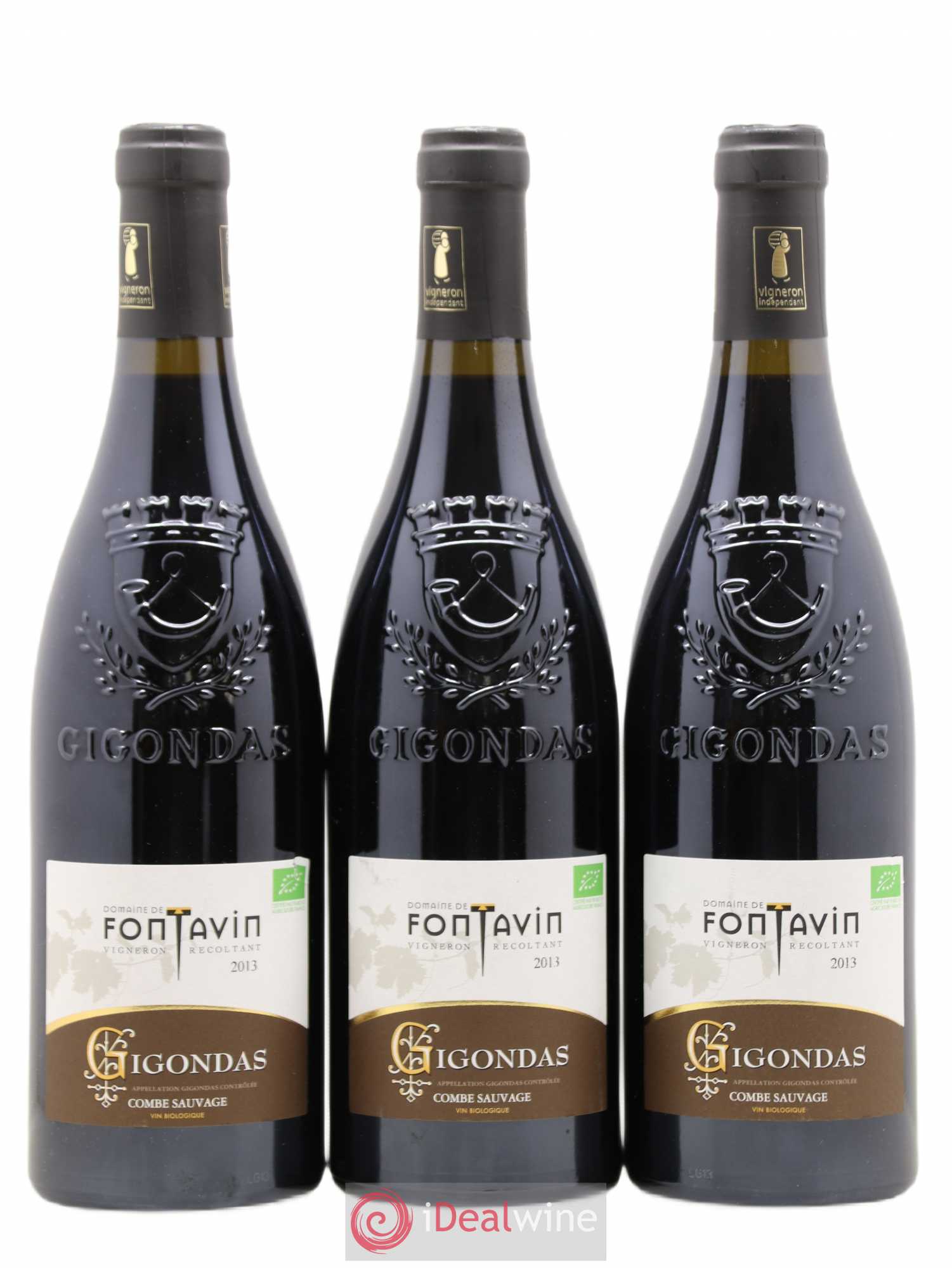 Gigondas Combe Sauvage Domaine de Fontavin (sans prix de réserve) 2013 - Posten von 3 Flaschen - 0