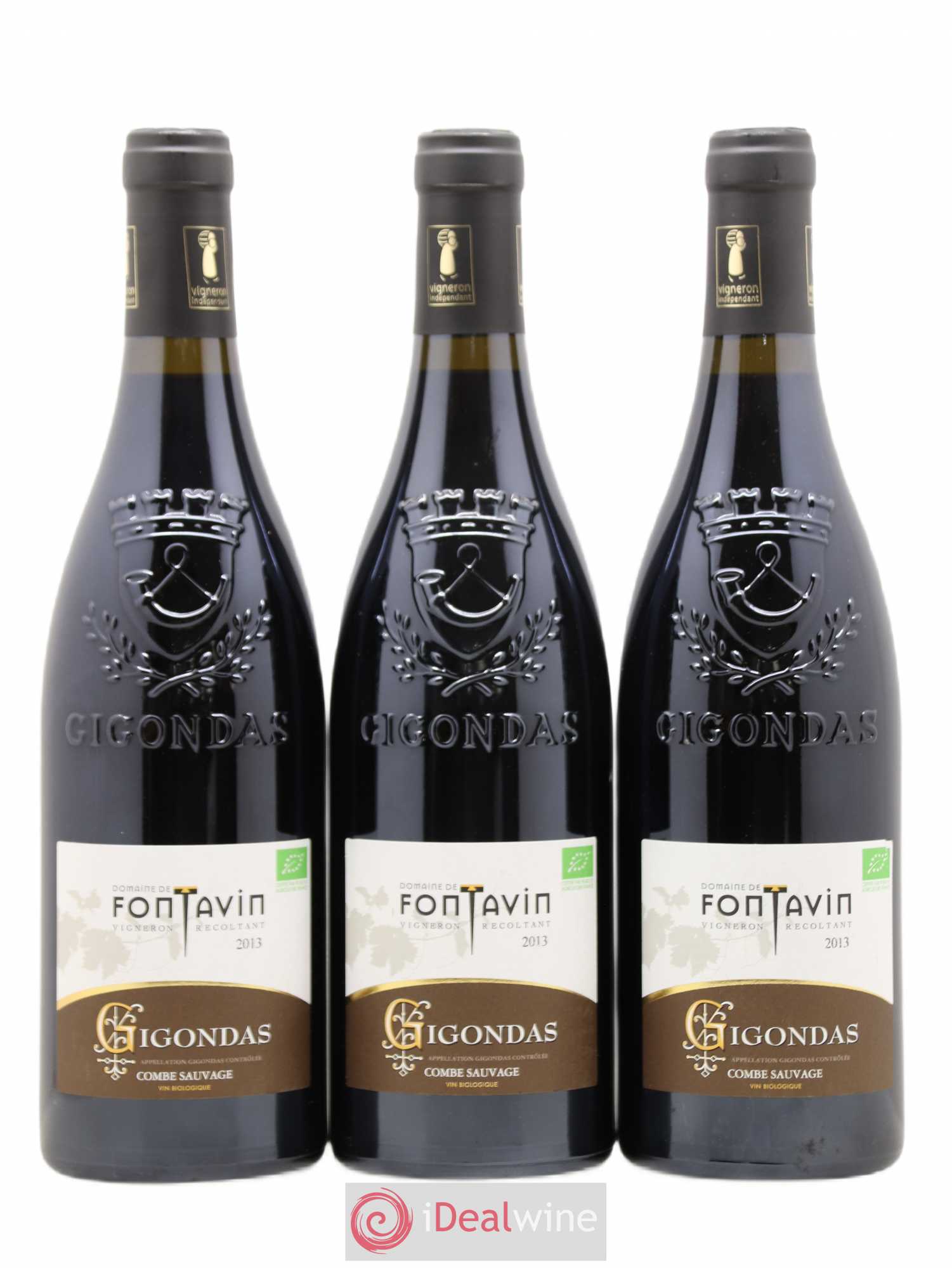 Gigondas Combe Sauvage Domaine de Fontavin (sans prix de réserve) 2013 - Posten von 3 Flaschen - 0