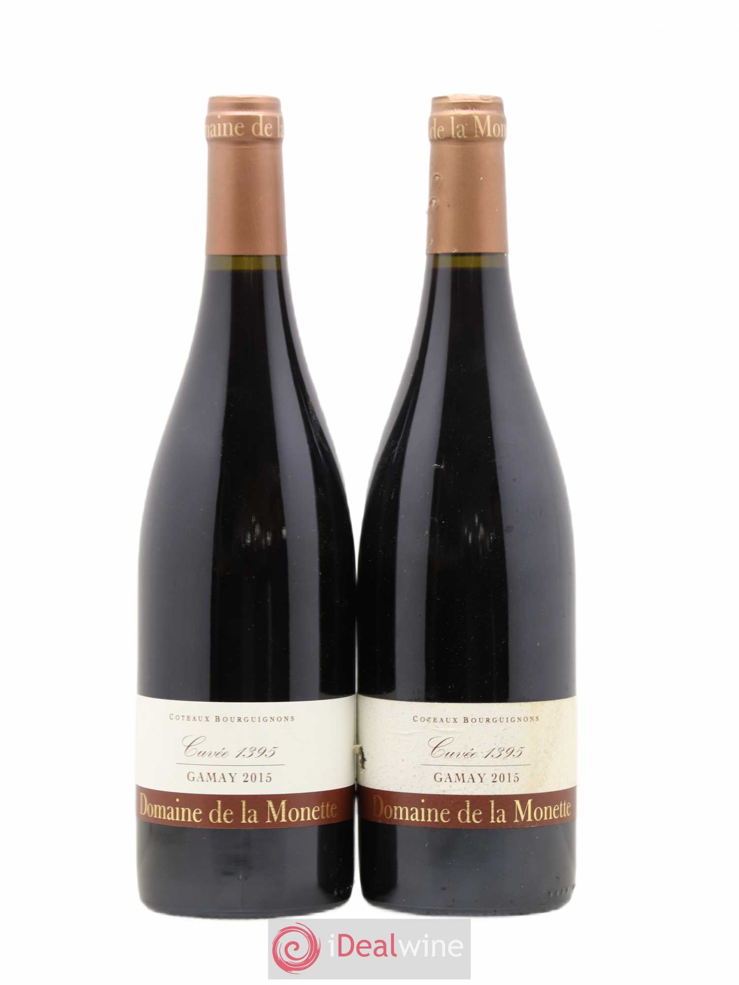 Coteaux Bourguignons Gamay 1395 Domaine de la Monette (sans prix de réserve) 2015 - Posten von 2 Flaschen - 0