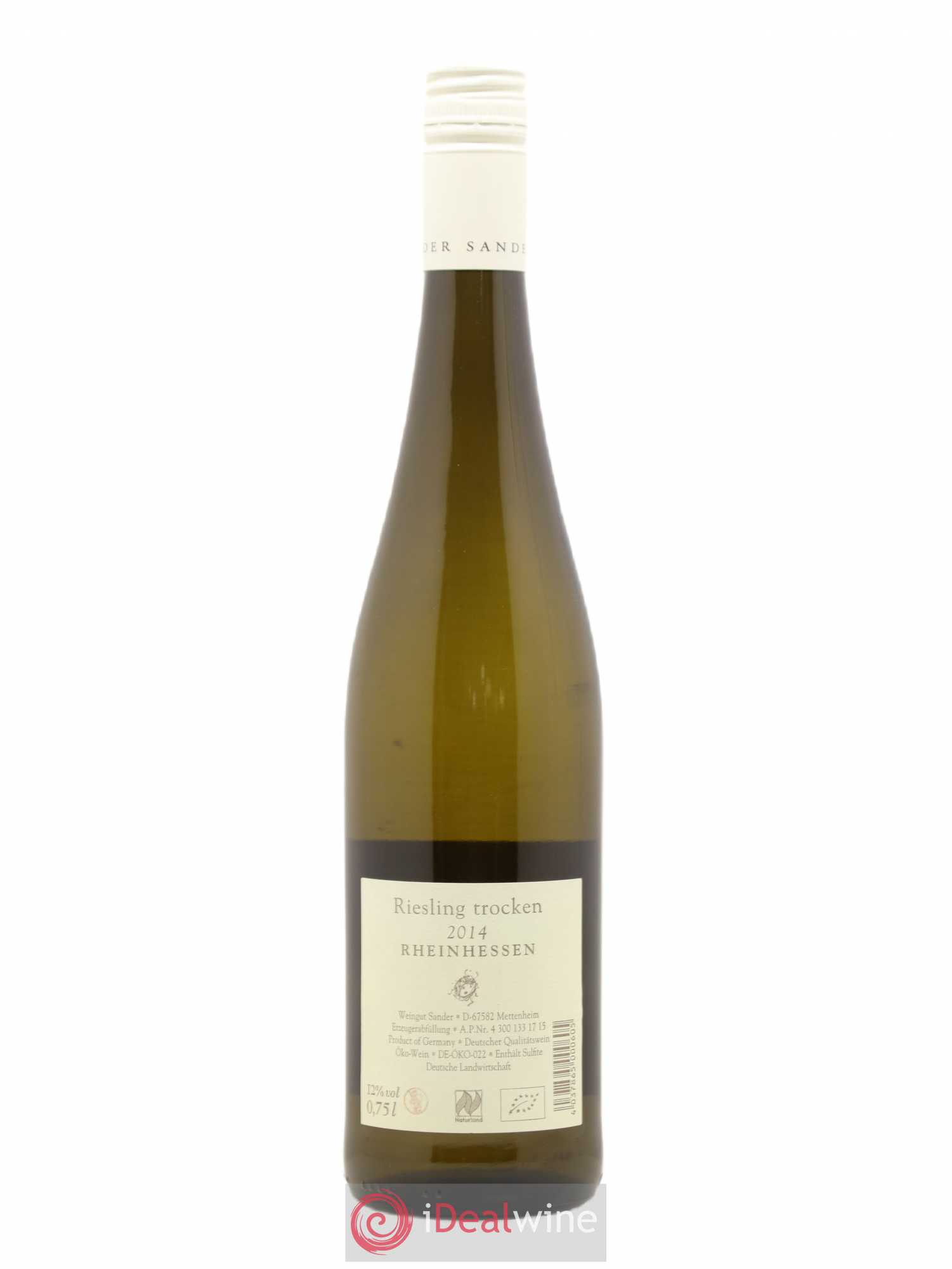 Riesling Trocken Sander (sans prix de réserve) 2014 - Posten von 1 Flasche - 1