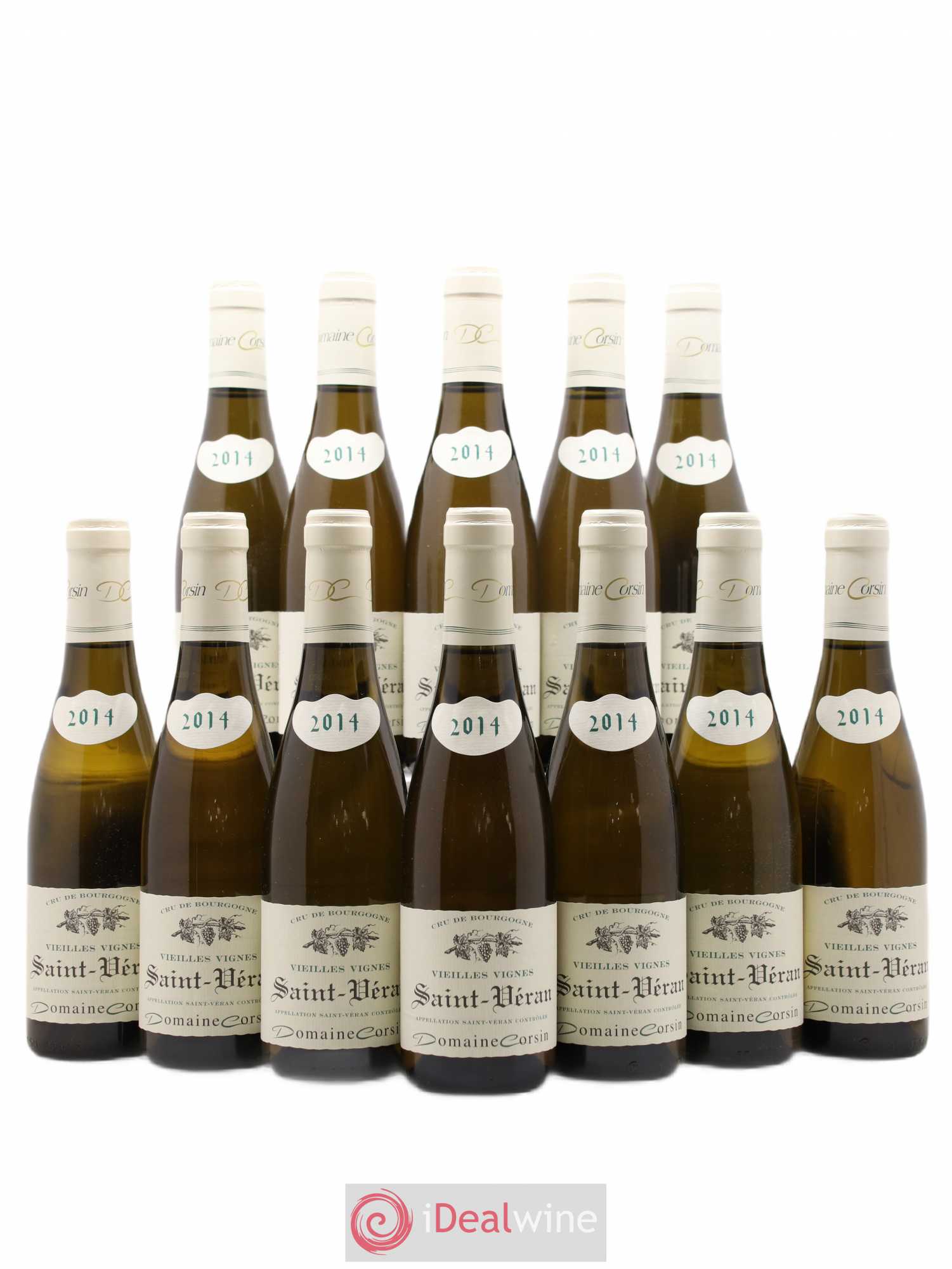 Saint-Véran Vieilles Vignes Domaine Corsin (sans prix de réserve) 2014 - Posten von 12 Demi-Flaschen - 0