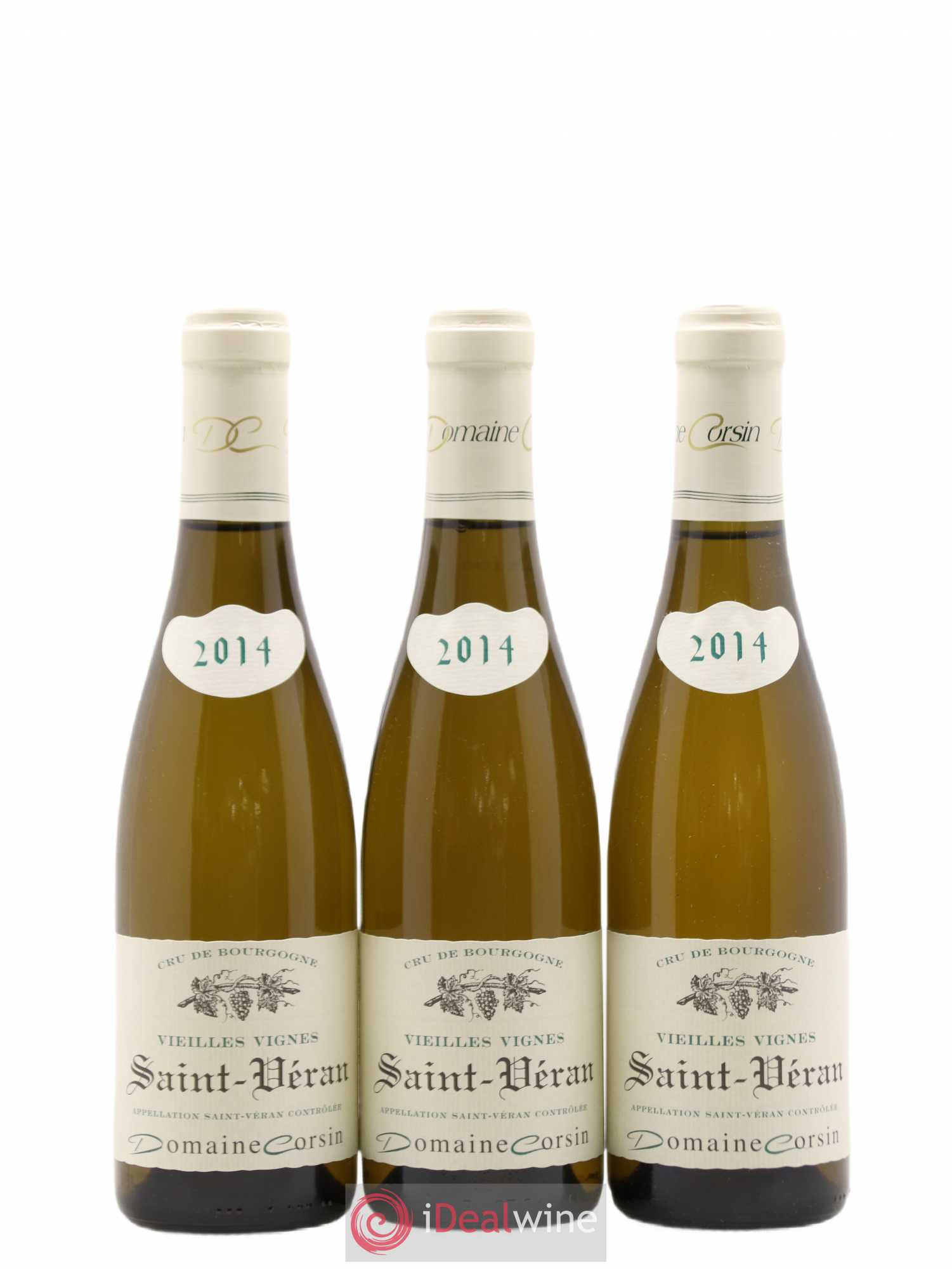 Saint-Véran Vieilles Vignes Domaine Corsin (sans prix de réserve) 2014 - Posten von 6 Demi-Flaschen - 1