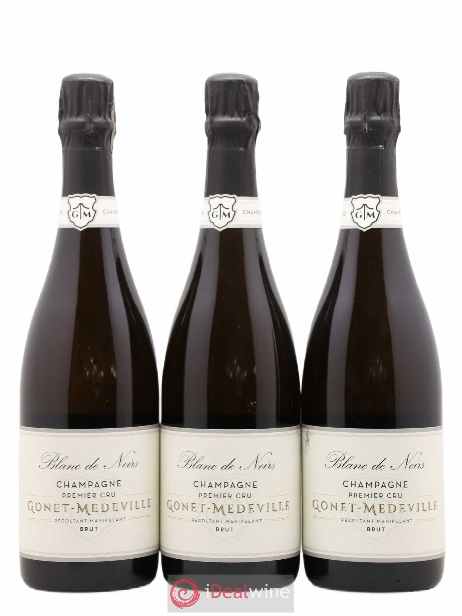Champagne Blancs de Noirs Gonet Medeville (sans prix de réserve) - Posten von 3 Flaschen - 0