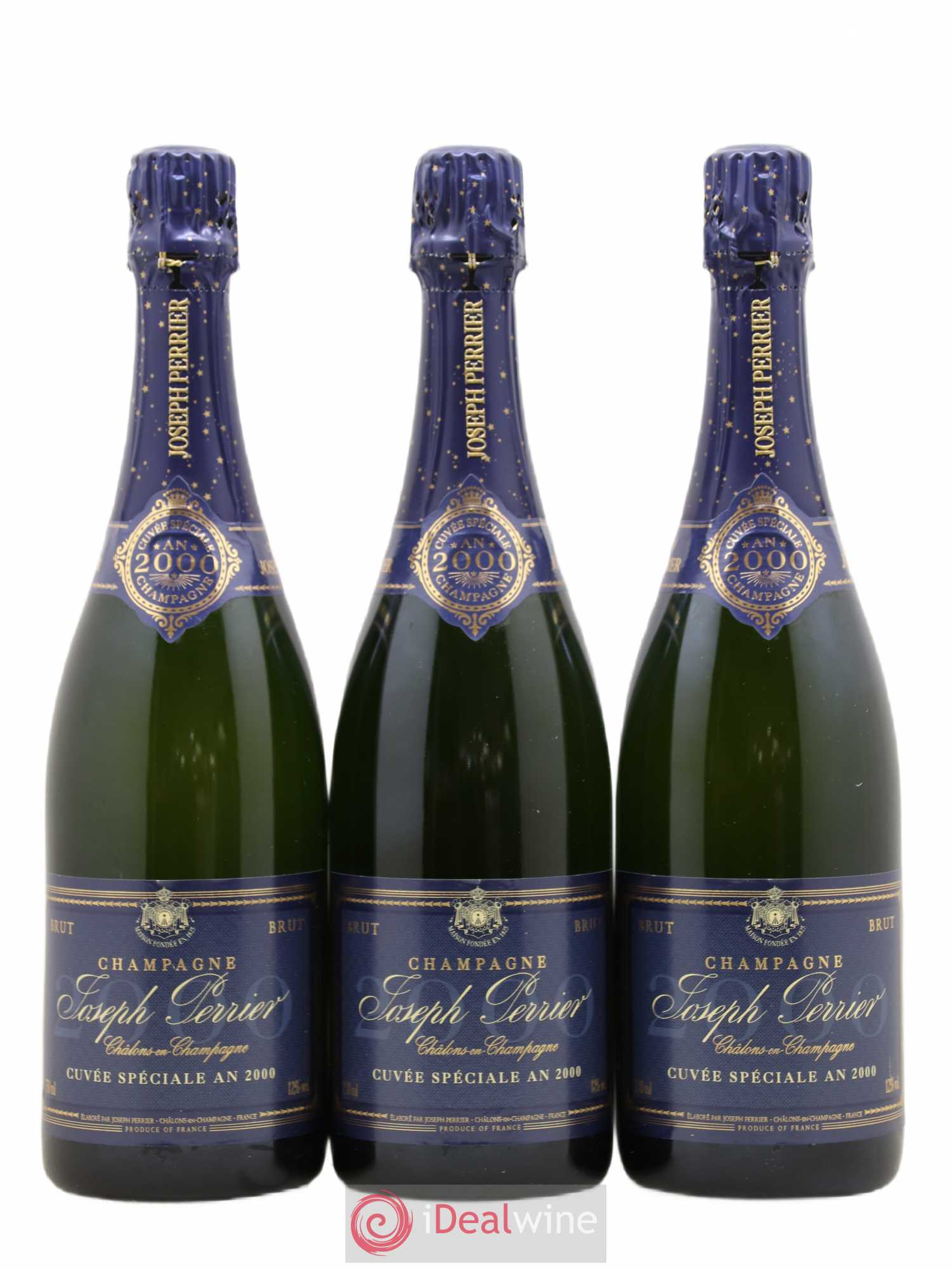 Cuvée An 2000 (non millésimé) Joseph Perrier (no reserve) - Lot of 3 bottles - 0