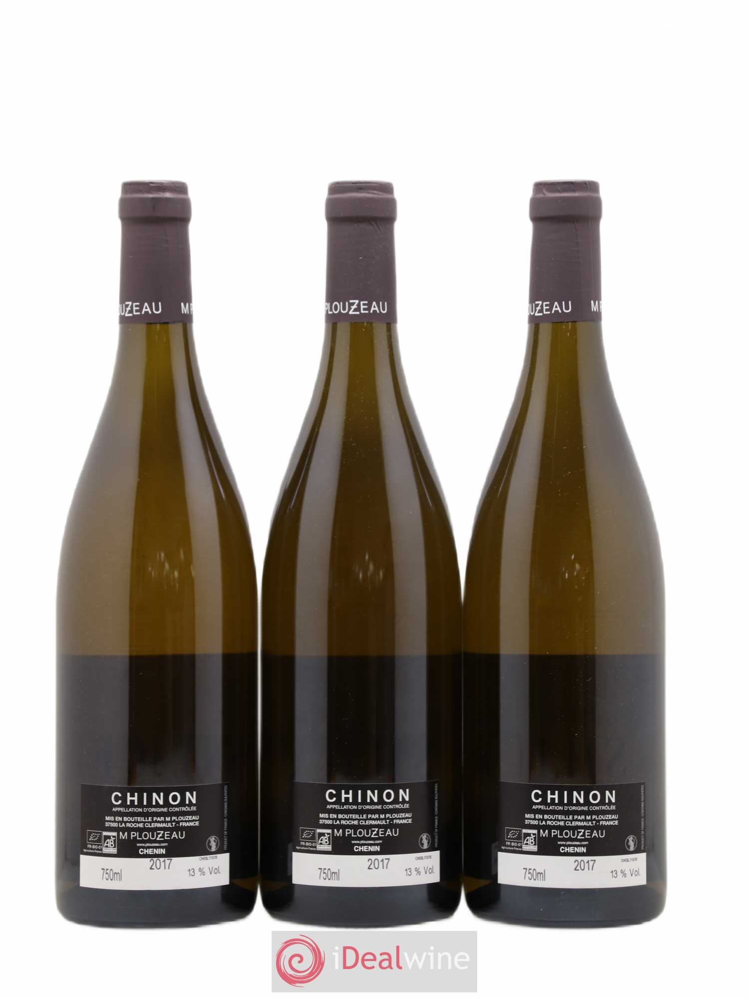 Chinon Silice Château de la Bonnelière (sans prix de réserve) 2017 - Posten von 3 Flaschen - 1