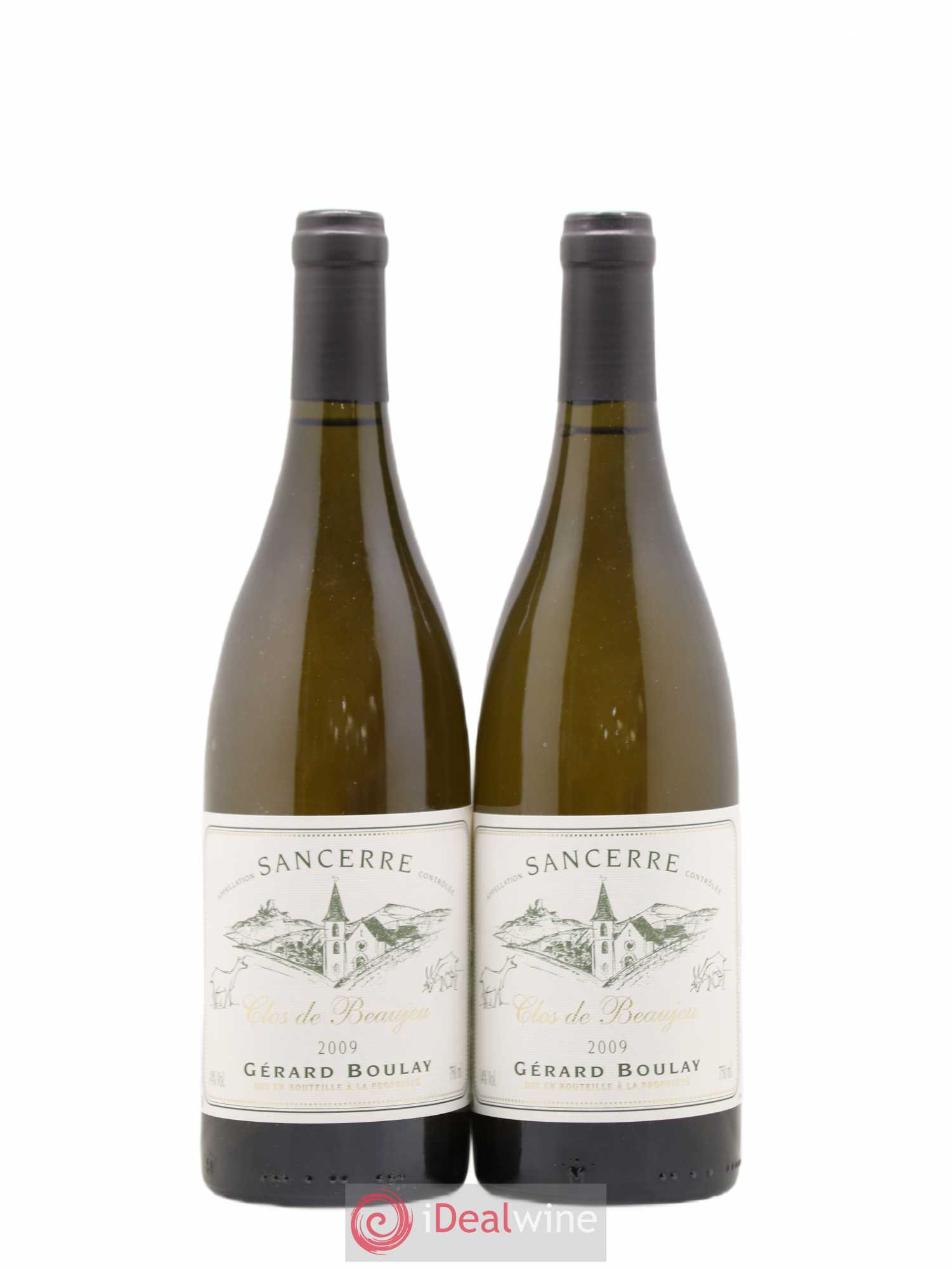 Sancerre Clos de Beaujeu Gérard Boulay (sans prix de réserve) 2009 - Lot de 2 bouteilles - 0