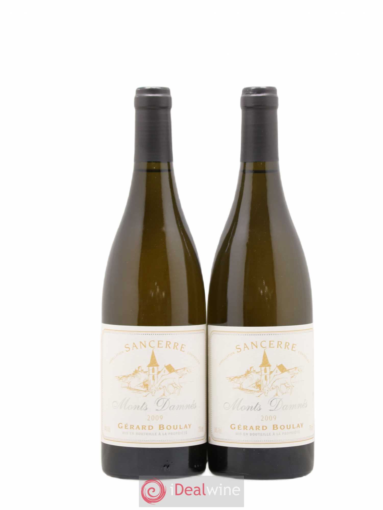 Sancerre Monts Damnés Gérard Boulay (sans prix de réserve) 2009 - Lot de 2 bouteilles - 0