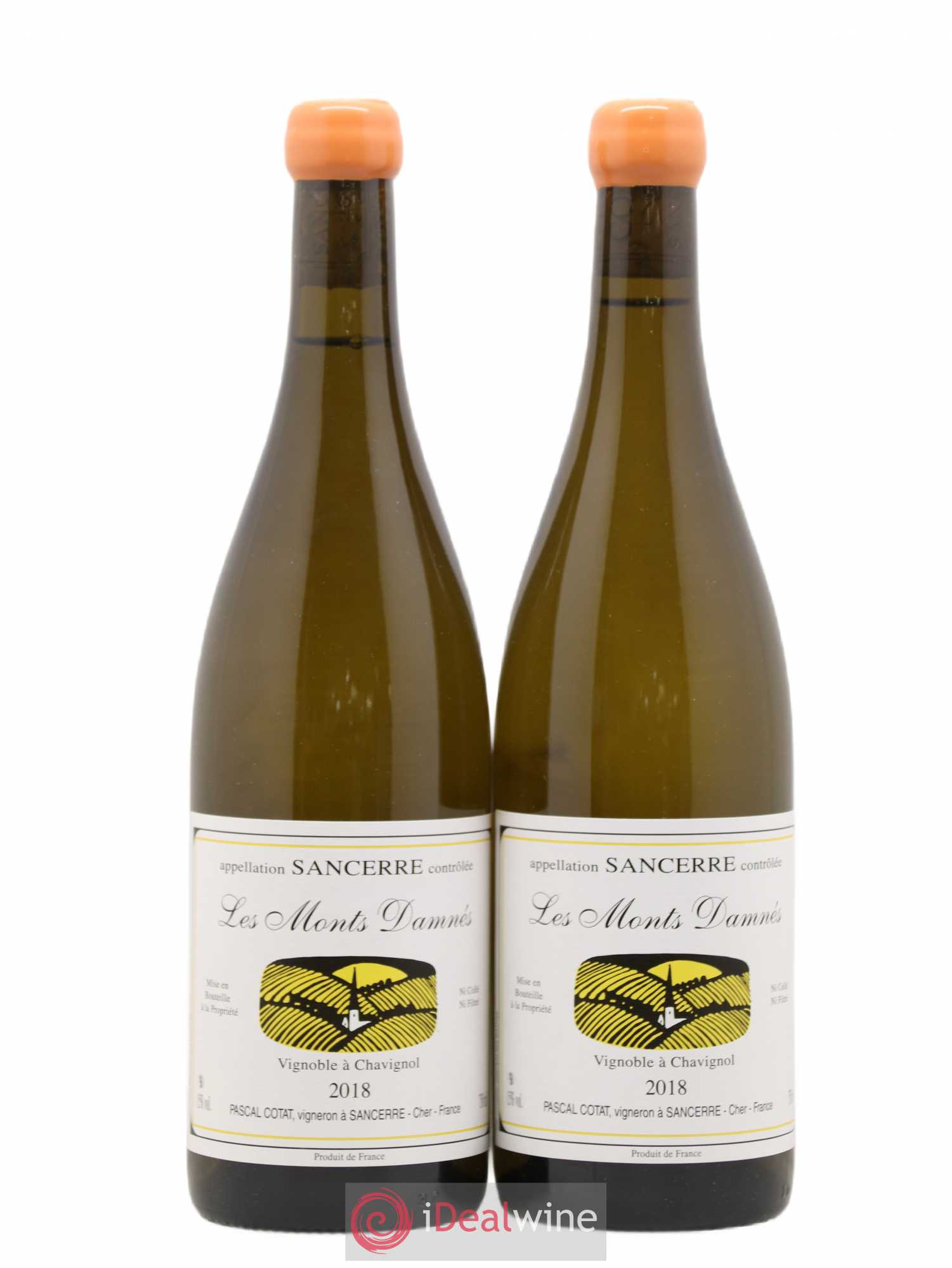 Sancerre Les Monts Damnés Pascal Cotat (sans prix de réserve) 2018 - Lot de 2 bouteilles - 0