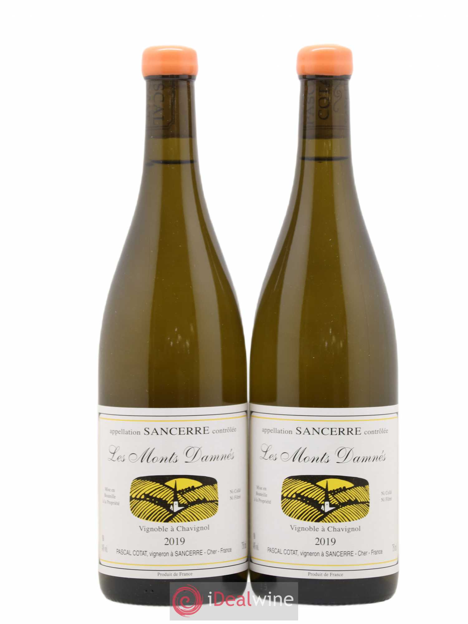 Sancerre Les Monts Damnés Pascal Cotat (sans prix de réserve) 2019 - Lot de 2 bouteilles - 0