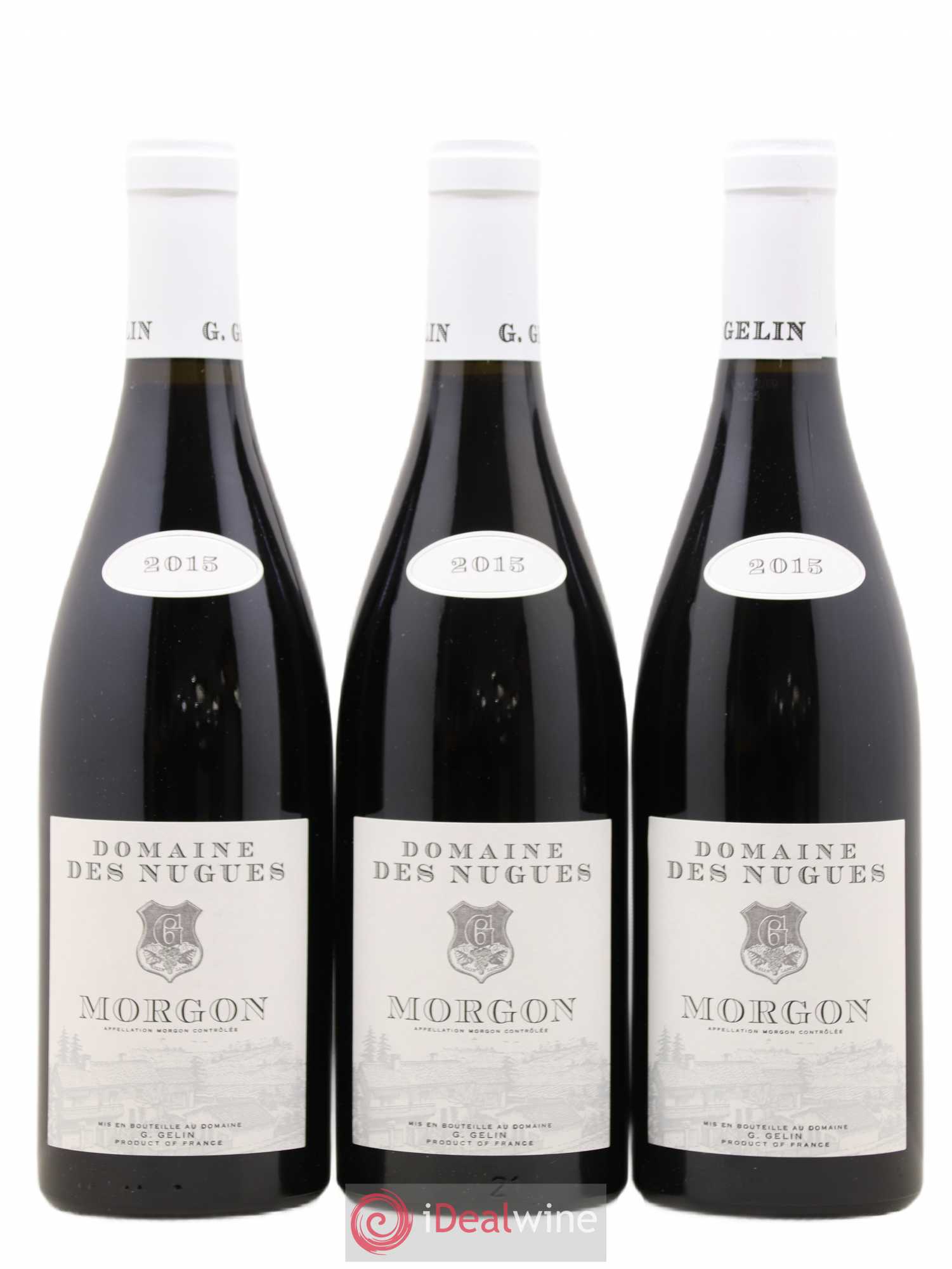 Morgon Domaines des Nugues (sans prix de réserve) 2015 - Posten von 3 Flaschen - 0