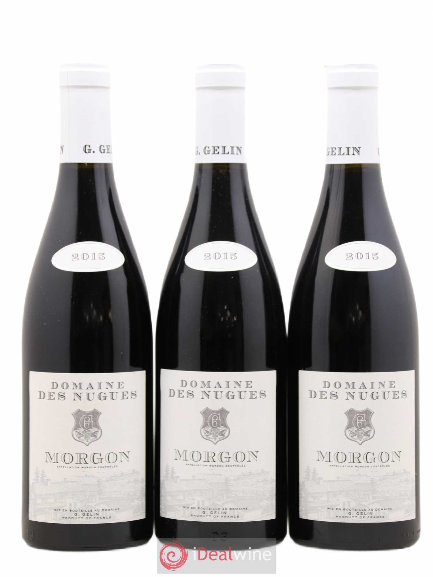 Morgon Domaines des Nugues (sans prix de réserve) 2015 - Posten von 3 Flaschen - 0