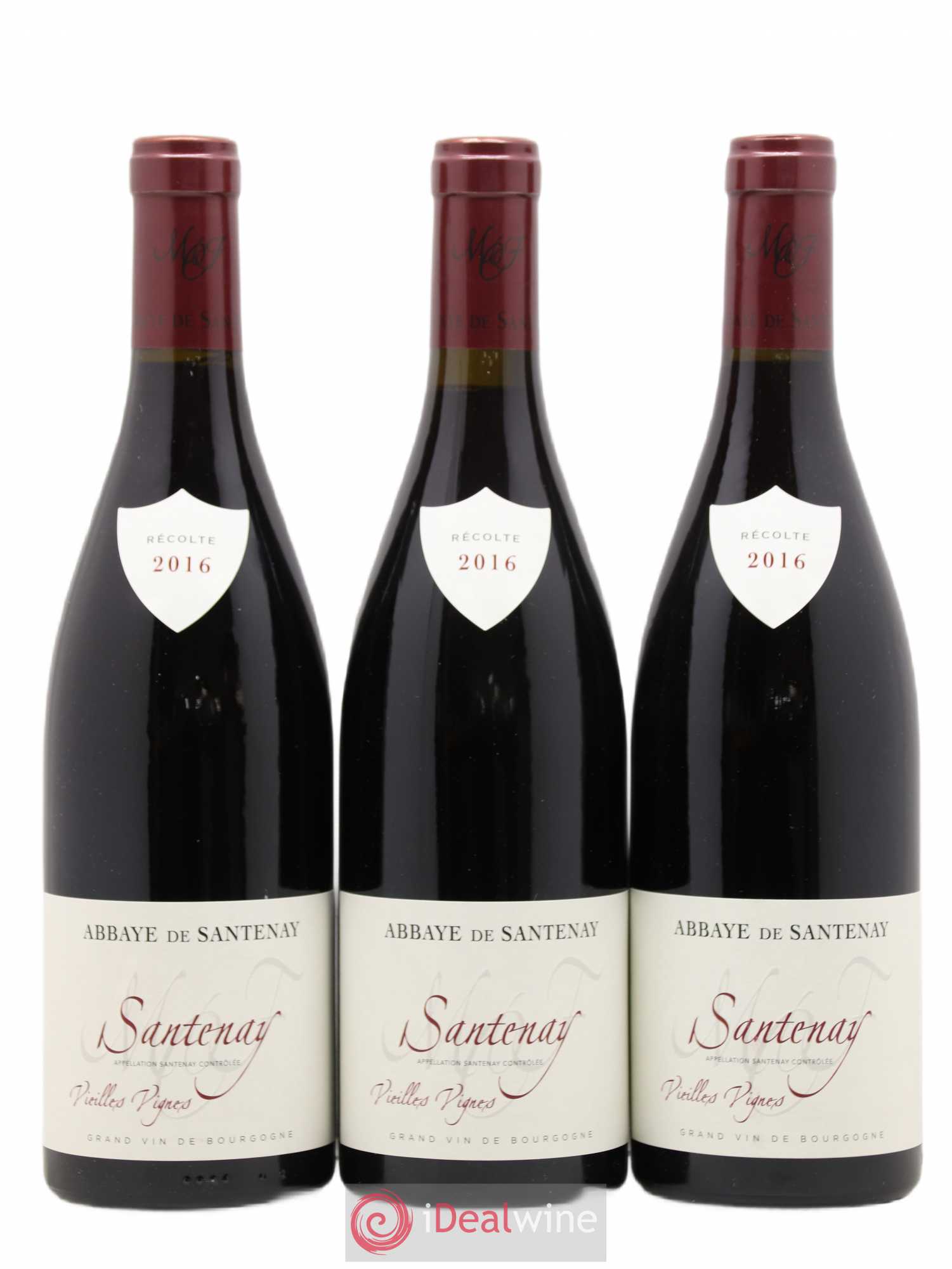 Santenay Vieilles Vignes Abbaye de Santenay (sans prix de réserve) 2016 - Posten von 3 Flaschen - 0