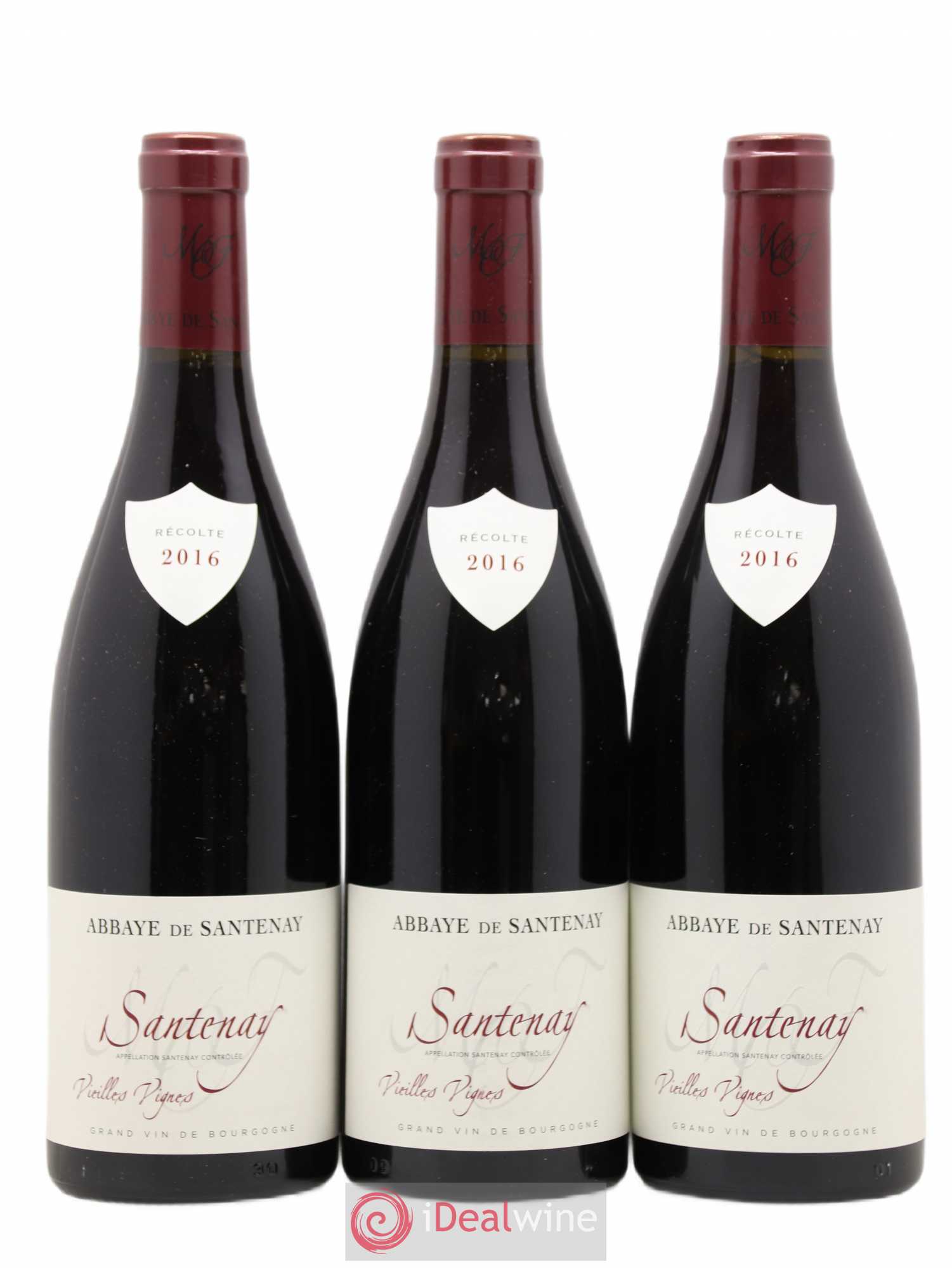 Santenay Vieilles Vignes Abbaye de Santenay (sans prix de réserve) 2016 - Posten von 3 Flaschen - 0