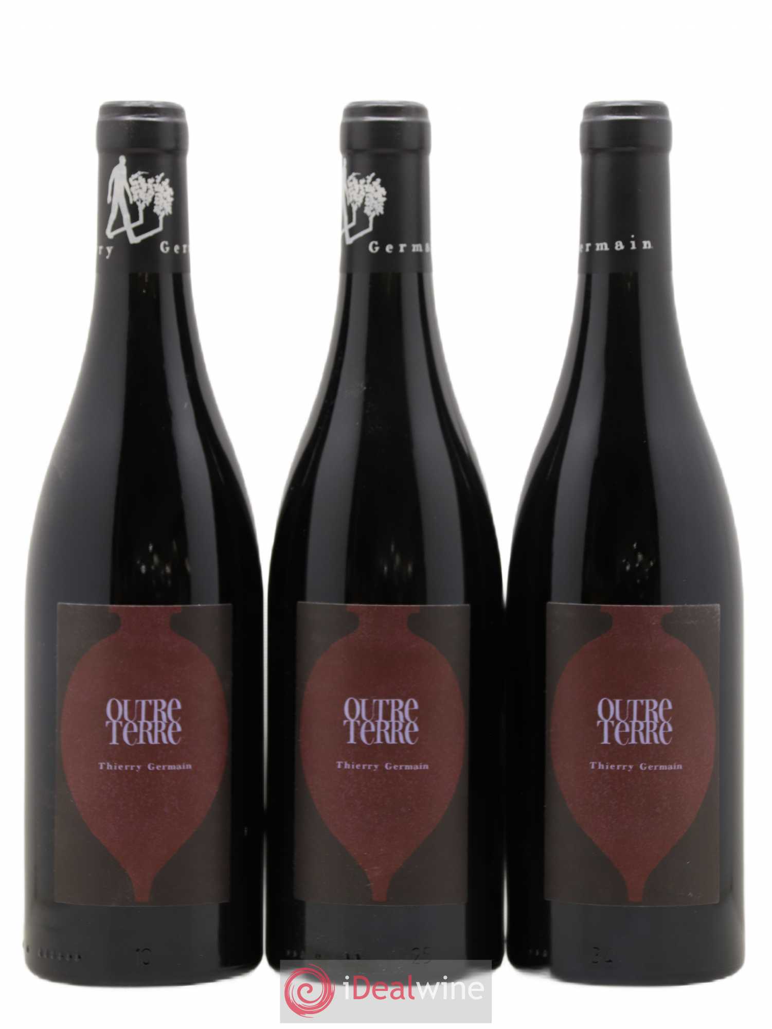 Saumur-Champigny Outre Terre Domaine des Roches Neuves - Thierry Germain (sans prix de réserve) 2014 - Lot de 3 bouteilles - 0