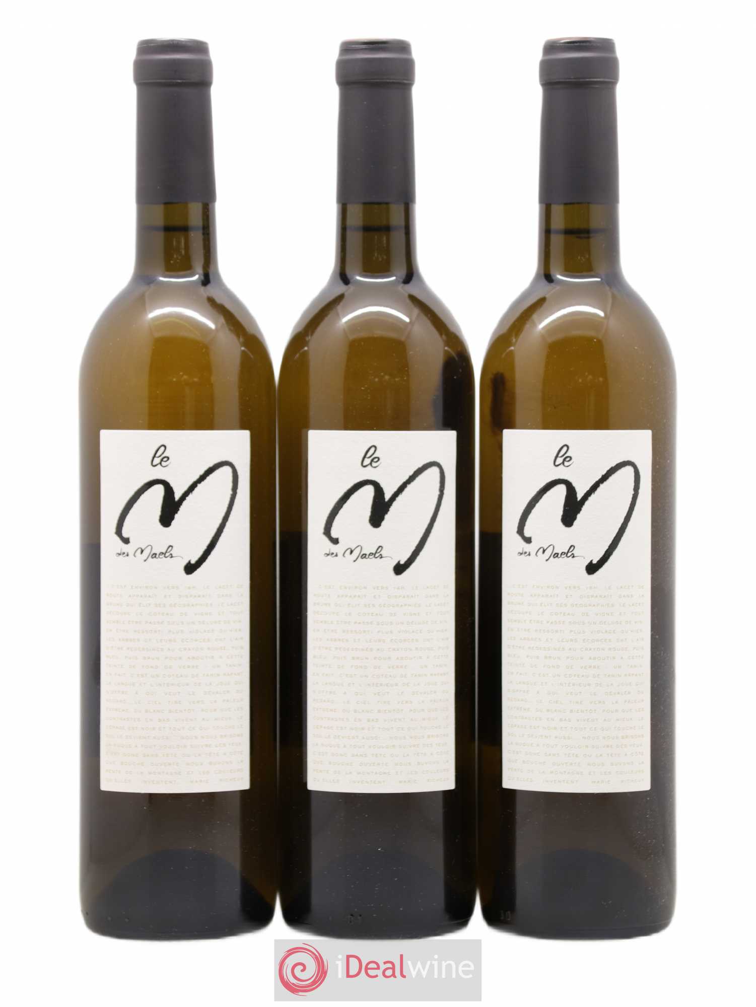 Vin de France Le M des Maels Domaine des Maels (sans prix de réserve) 2015 - Posten von 3 Flaschen - 0