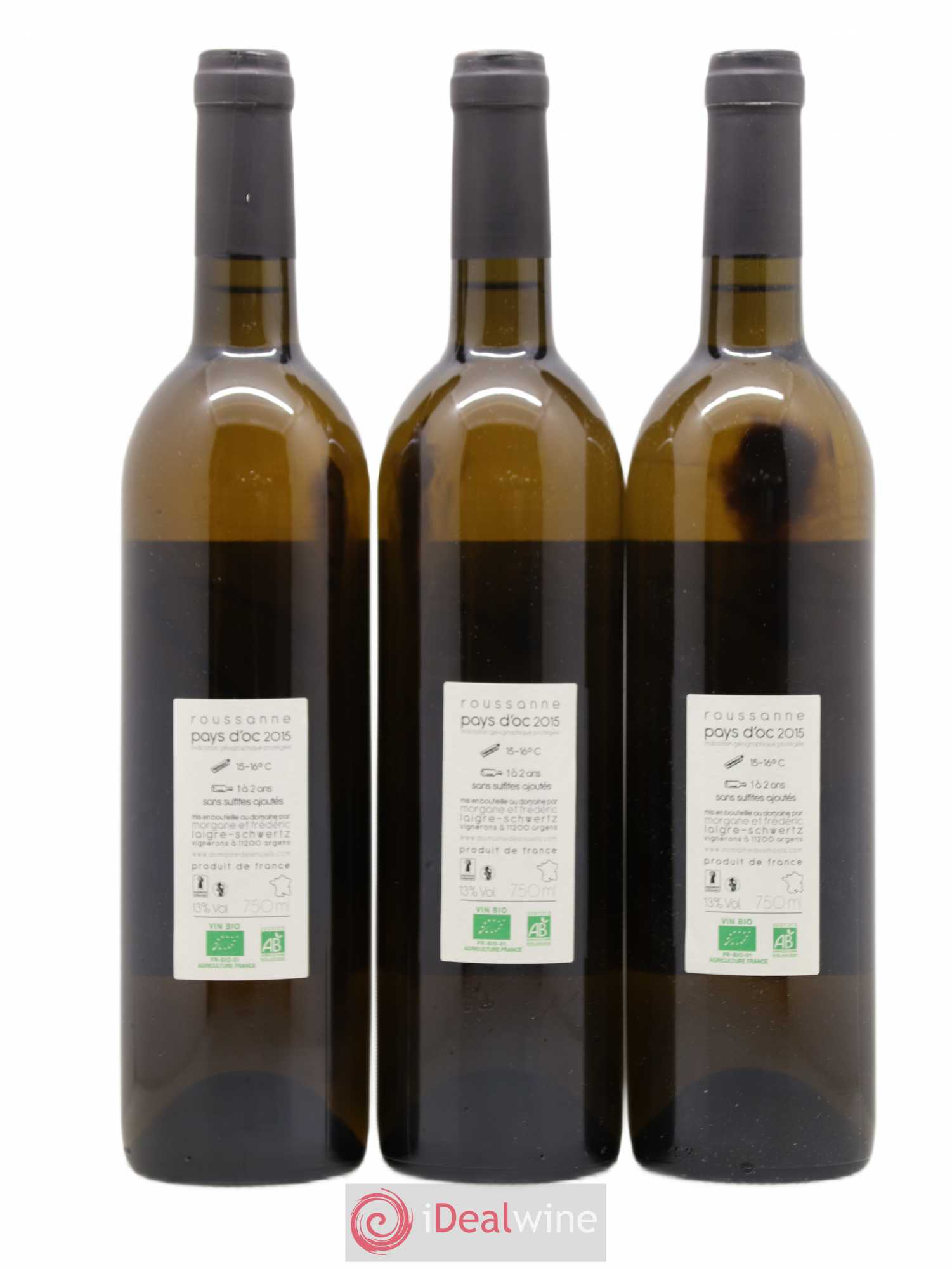 Vin de France Le M des Maels Domaine des Maels (sans prix de réserve) 2015 - Posten von 3 Flaschen - 1