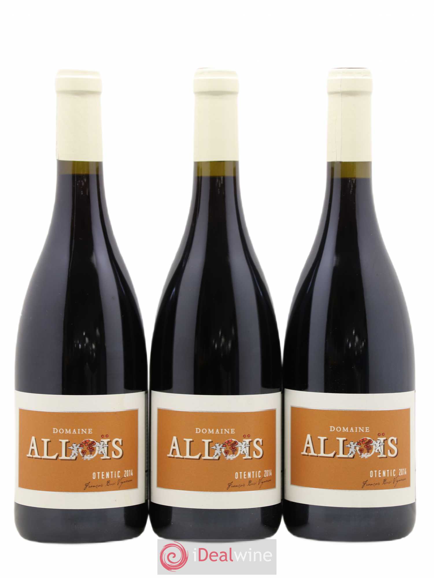 Ventoux Otentic Domaine Allois (sans prix de réserve) 2014 - Posten von 3 Flaschen - 0
