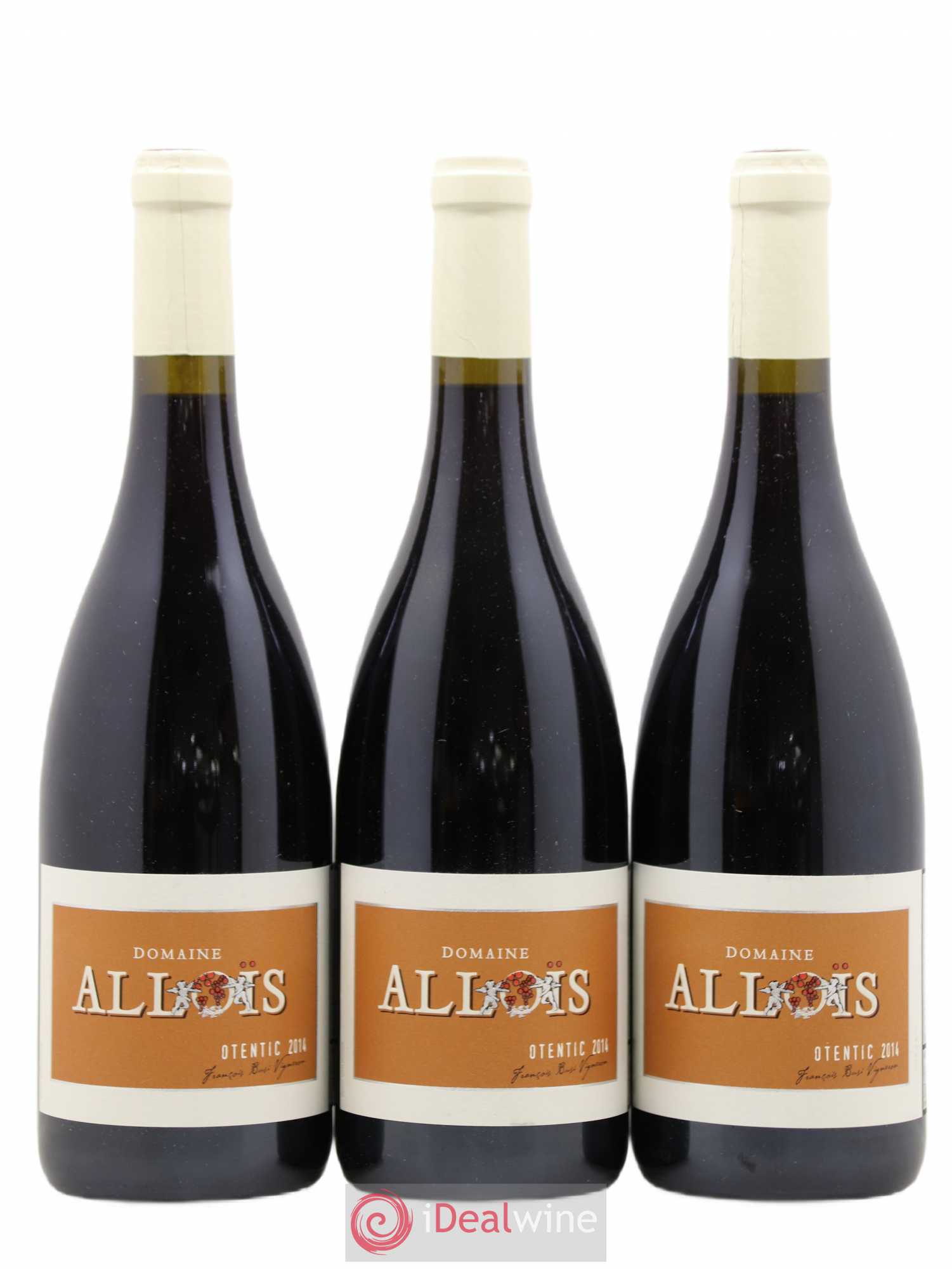 Ventoux Otentic Domaine Allois (sans prix de réserve) 2014 - Posten von 3 Flaschen - 0