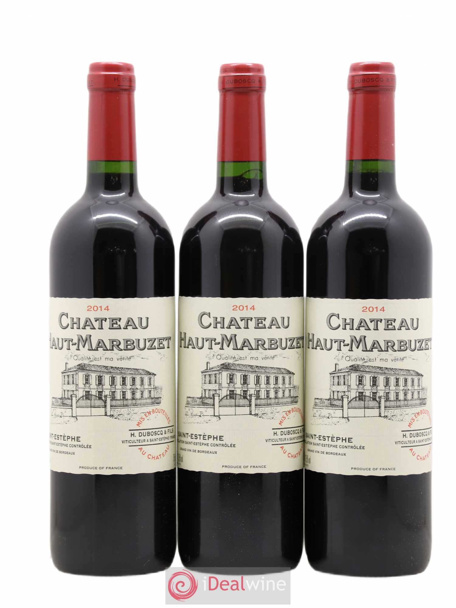 Château Haut Marbuzet (sans prix de réserve) 2014 - Lot de 3 bouteilles - 0
