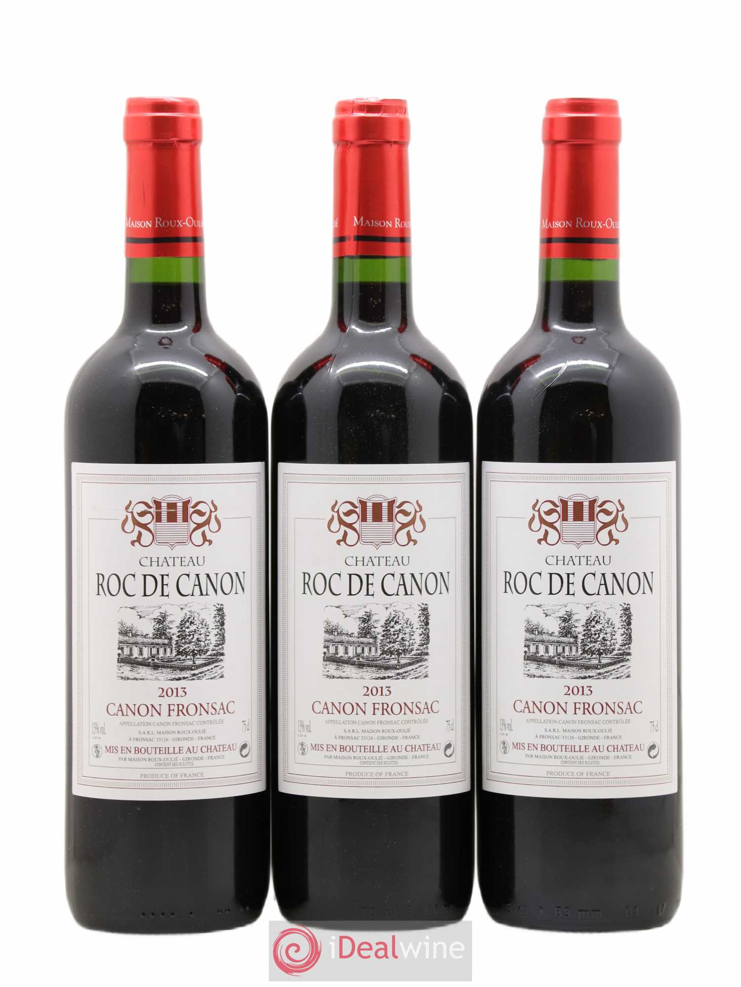 Canon-Fronsac Château Roc de Canon (sans prix de réserve) 2013 - Lot de 6 bouteilles - 1