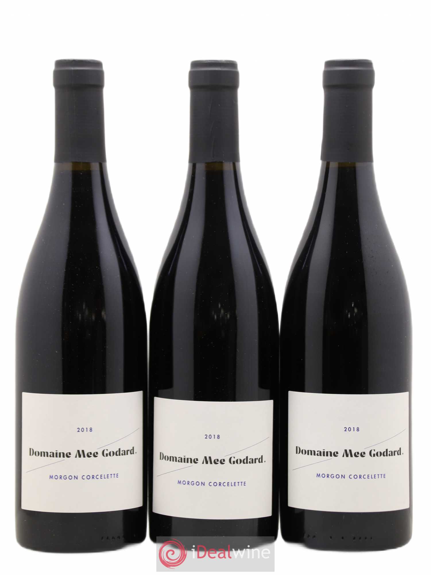 Morgon Corcelette Mee Godard (sans prix de réserve) 2018 - Lot de 3 bouteilles - 0